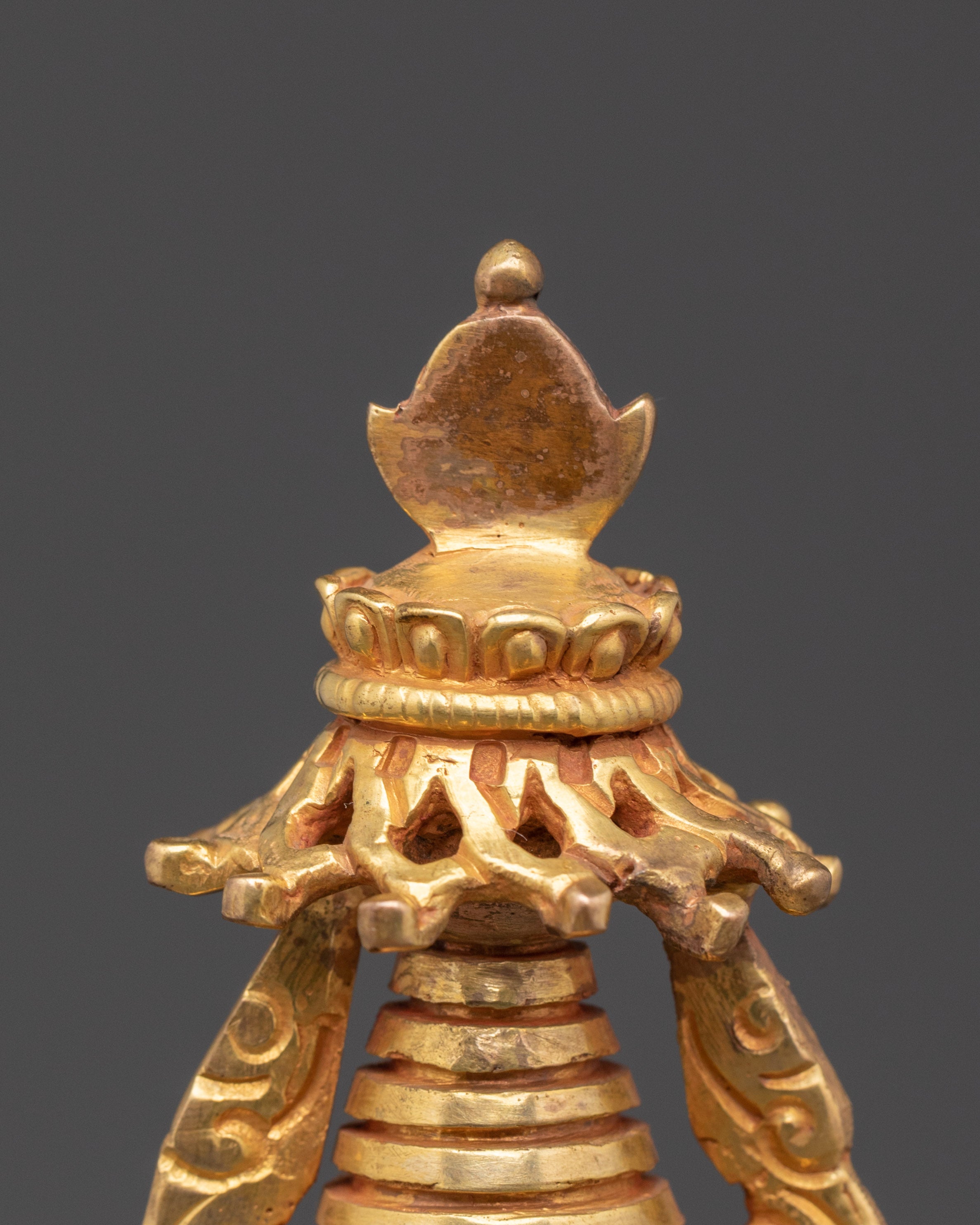 Handcrafted Buddhist Stupa for Prayer | Tibetan Art Work