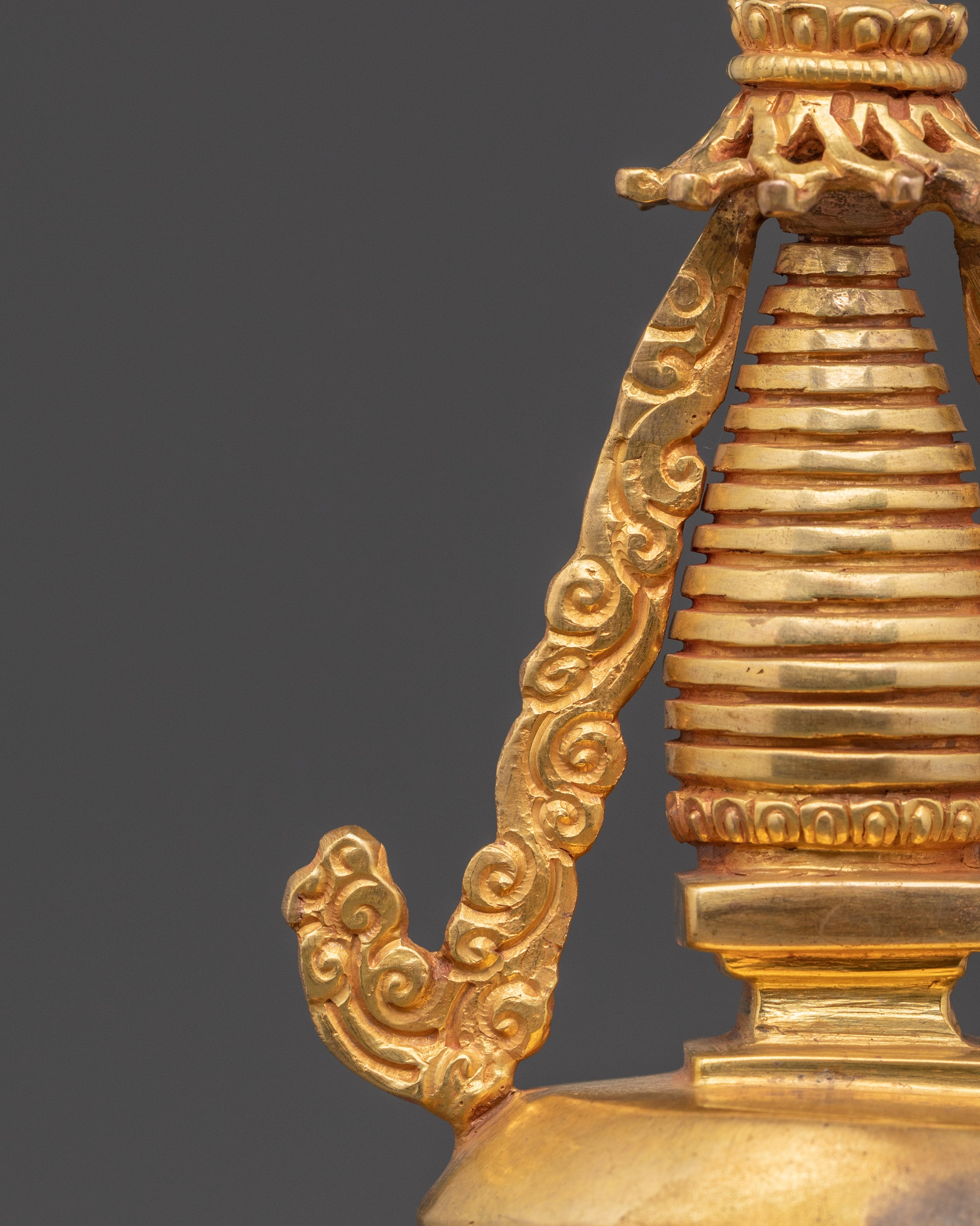 Handcrafted Buddhist Stupa for Prayer | Tibetan Art Work