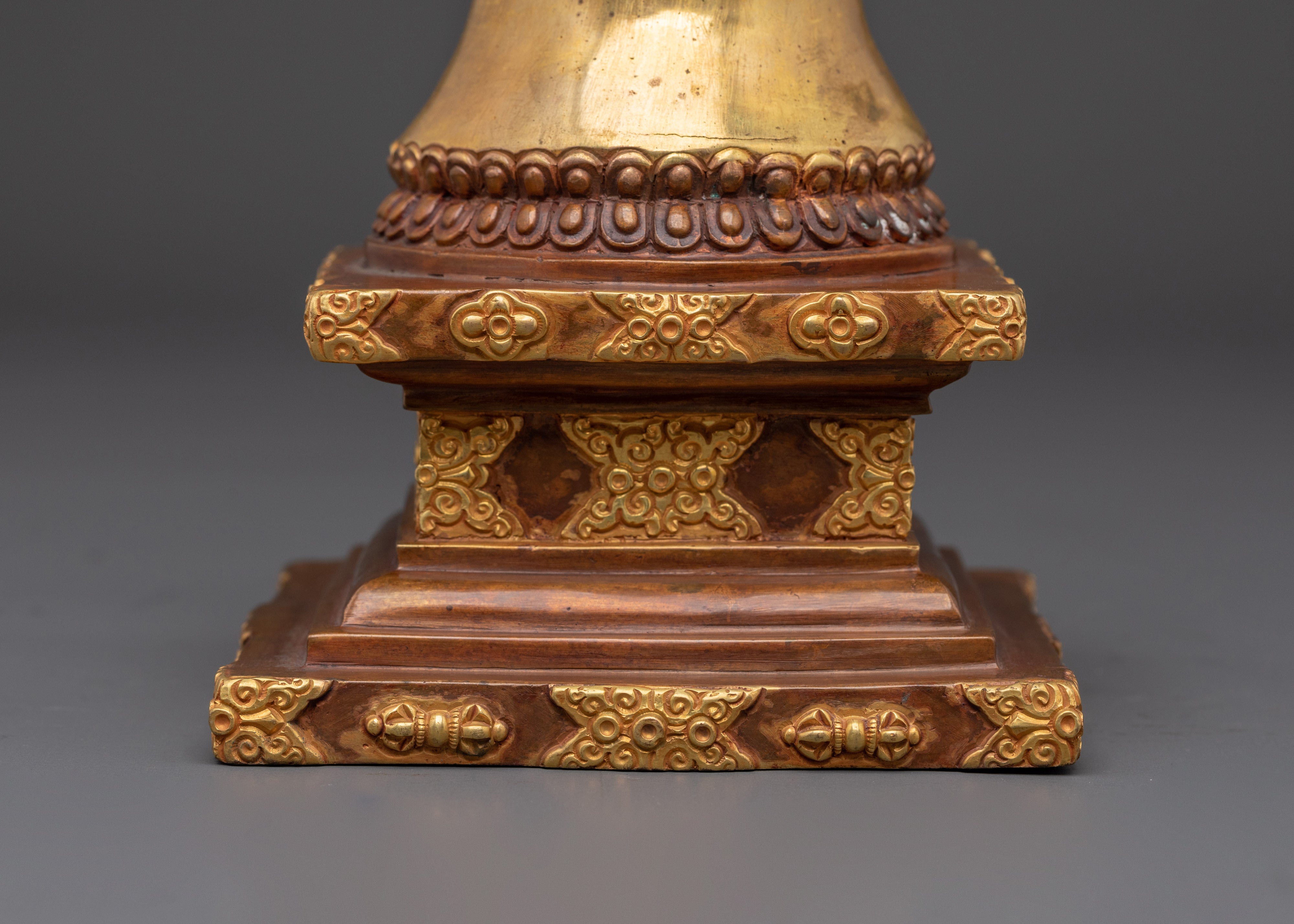 Handcrafted Buddhist Stupa for Prayer | Tibetan Art Work