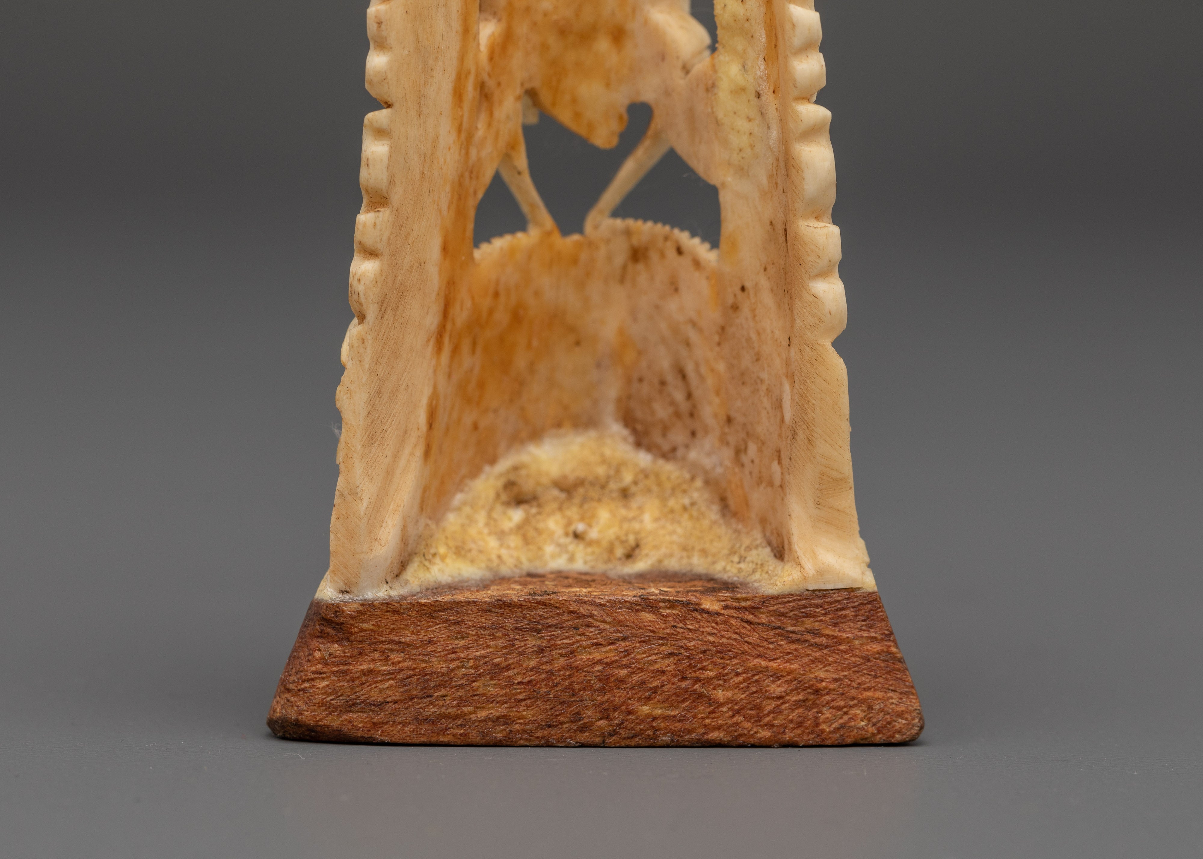Guardian Deity Chitipati Bone Craving | Tibetan Buddhist Ritual Sculpture