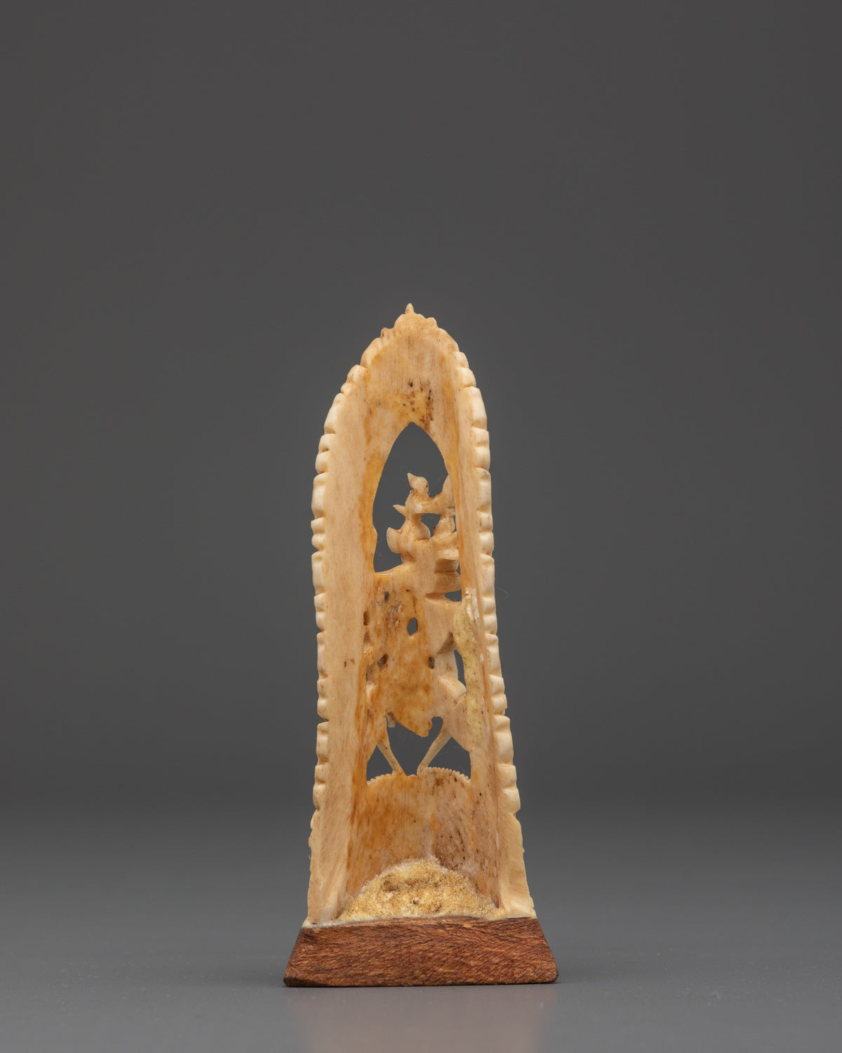 Guardian Deity Chitipati Bone Craving | Tibetan Buddhist Ritual Sculpture