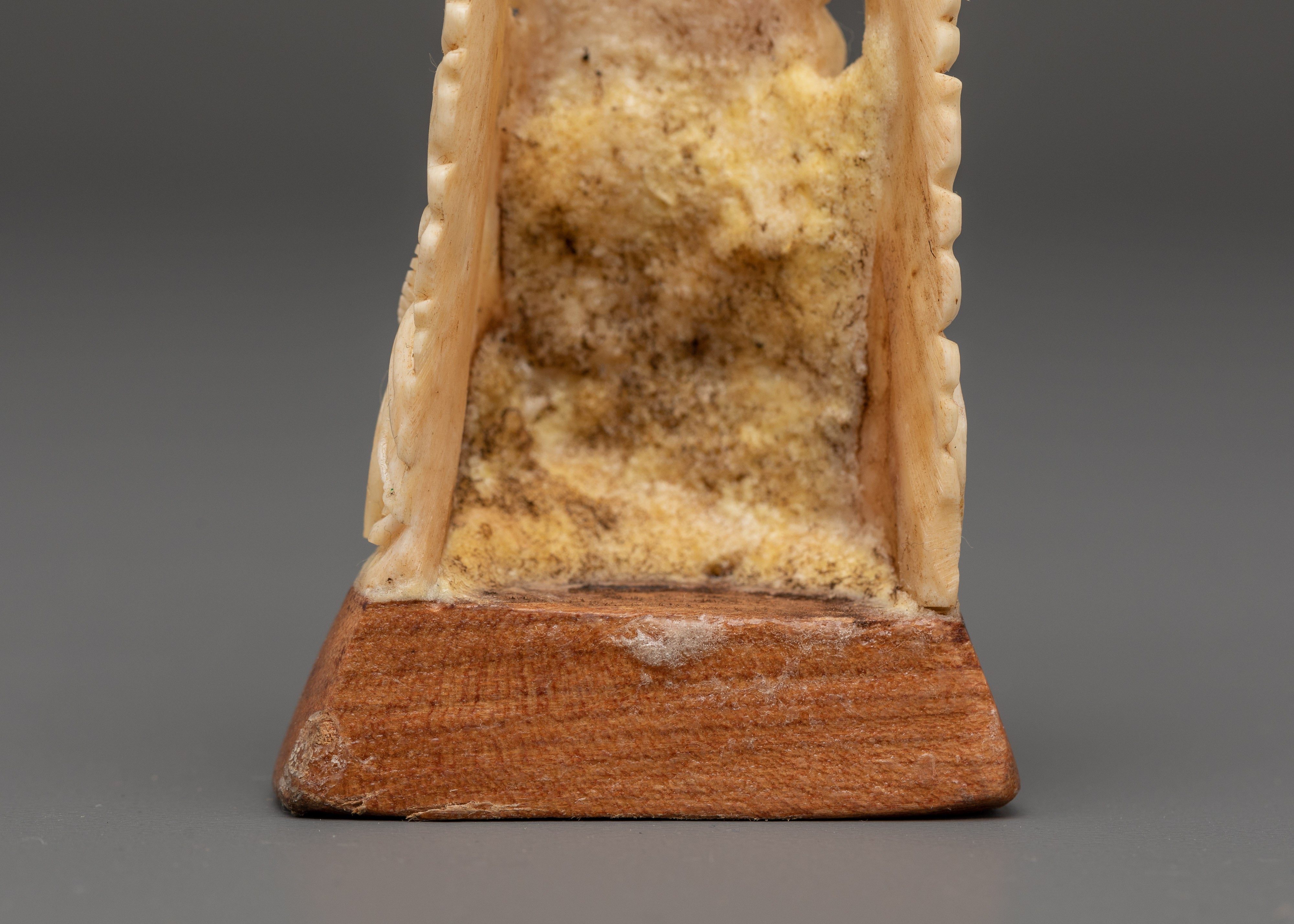 Buddhist Deity Achala Bone Craving | Tibetan Ritual Sculpture