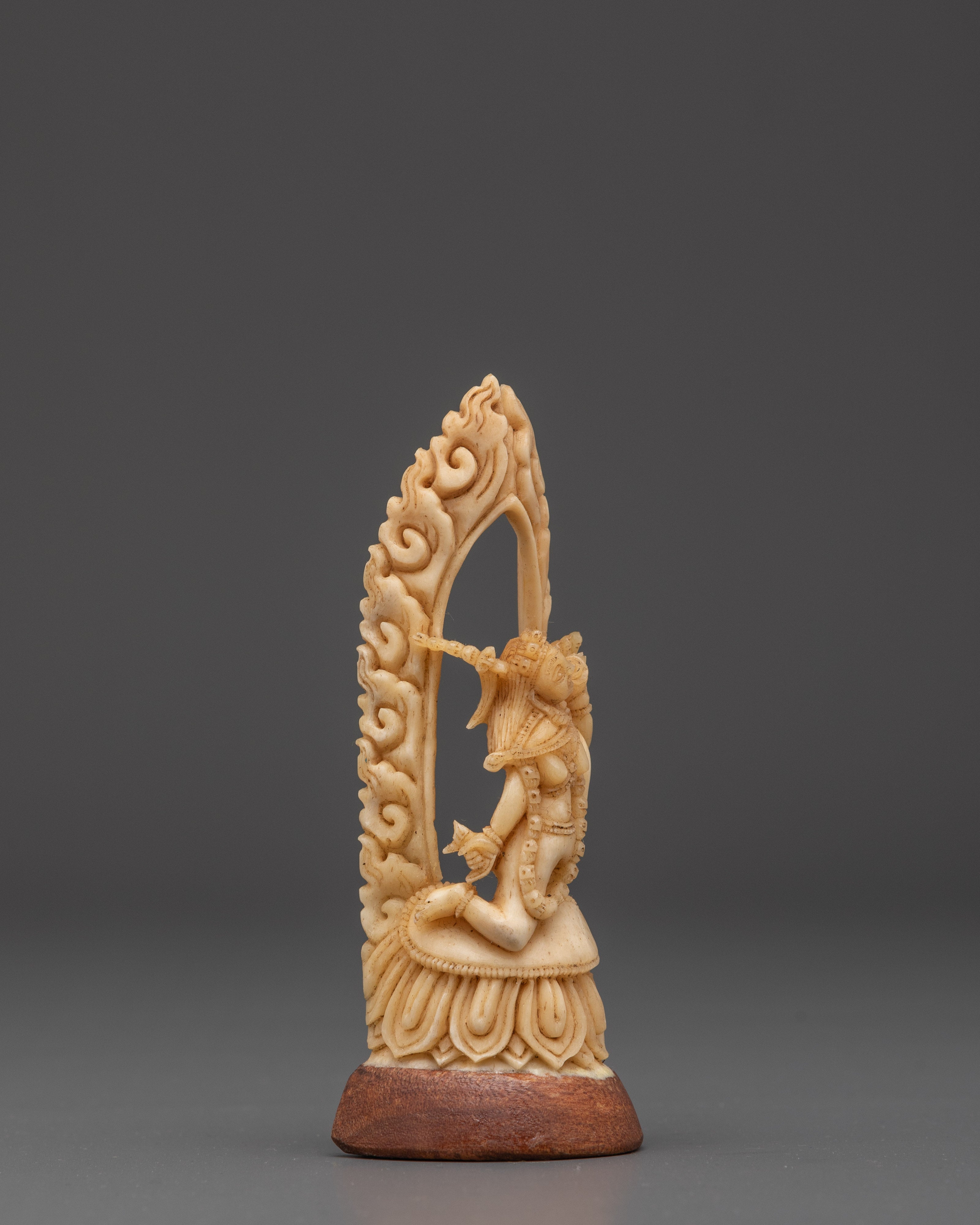 Tibetan Bone Craving Art | Handcrafted Buddhist Ritual Sculpture