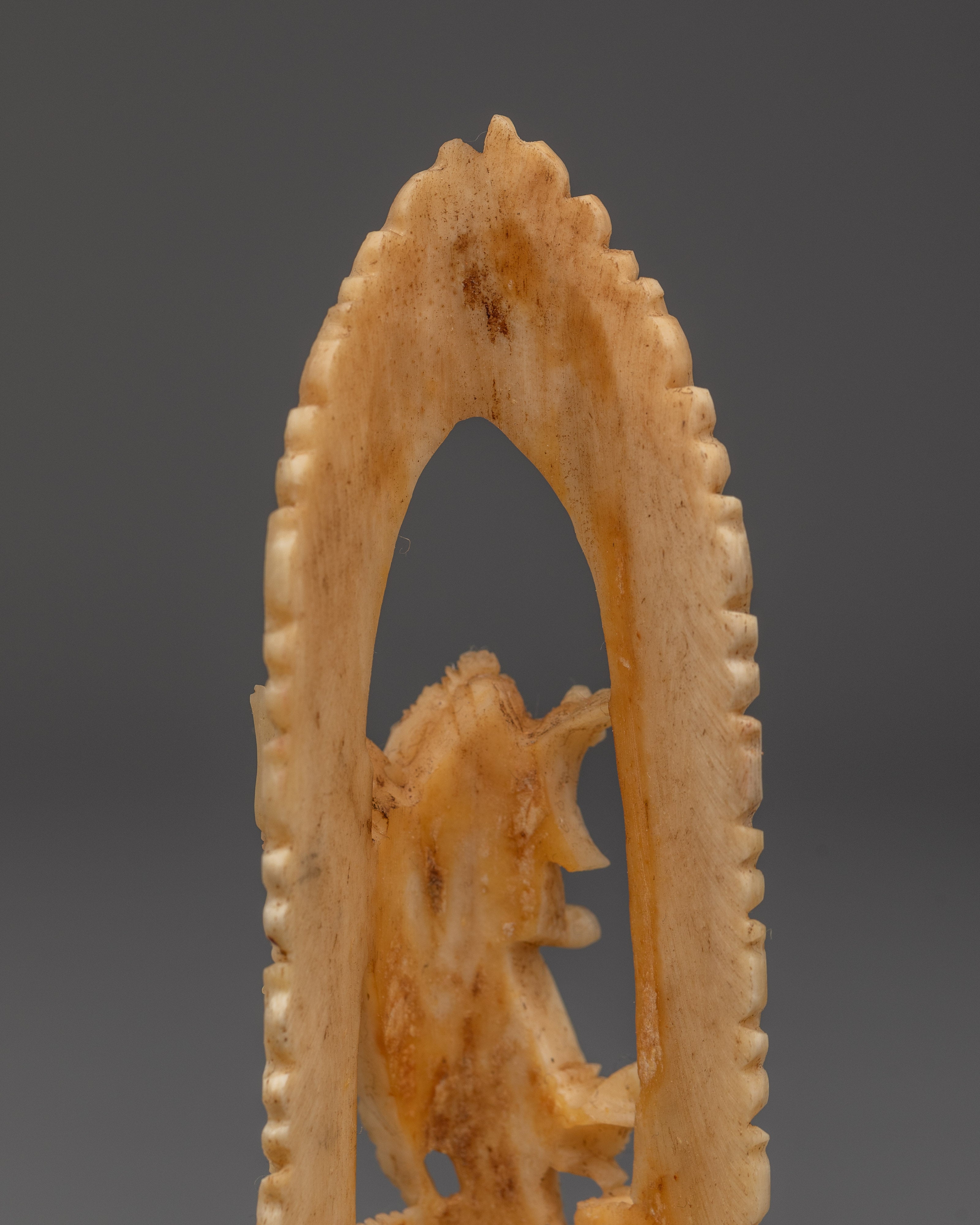 Tibetan Bone Craving Art | Handcrafted Buddhist Ritual Sculpture