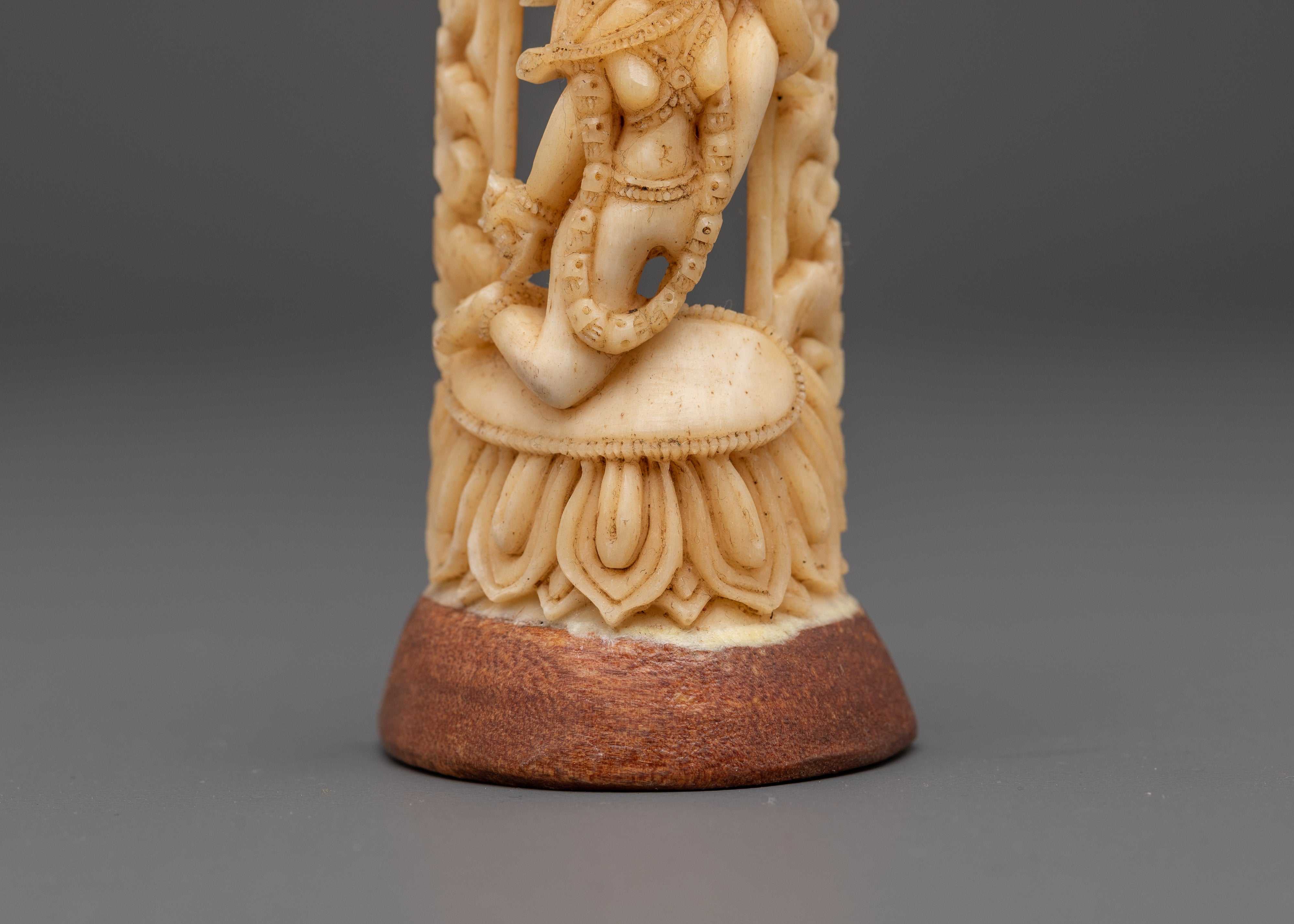 Tibetan Bone Craving Art | Handcrafted Buddhist Ritual Sculpture