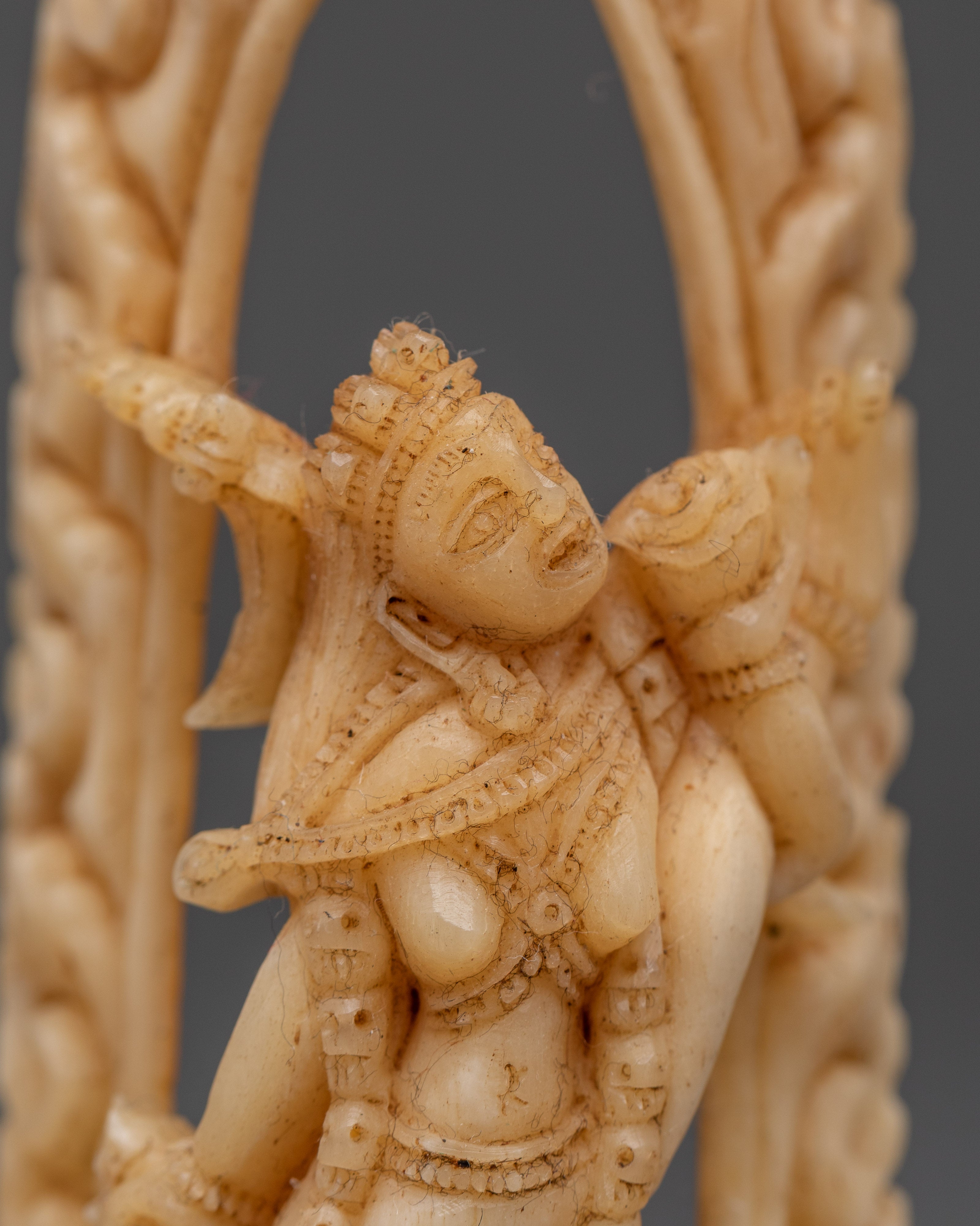 Tibetan Bone Craving Art | Handcrafted Buddhist Ritual Sculpture