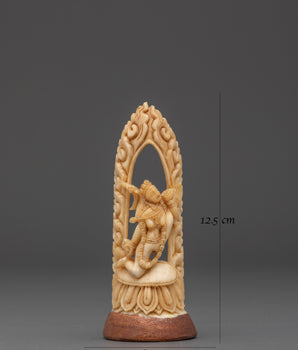 Tibetan Bone Craving Art | Handcrafted Buddhist Ritual Sculpture