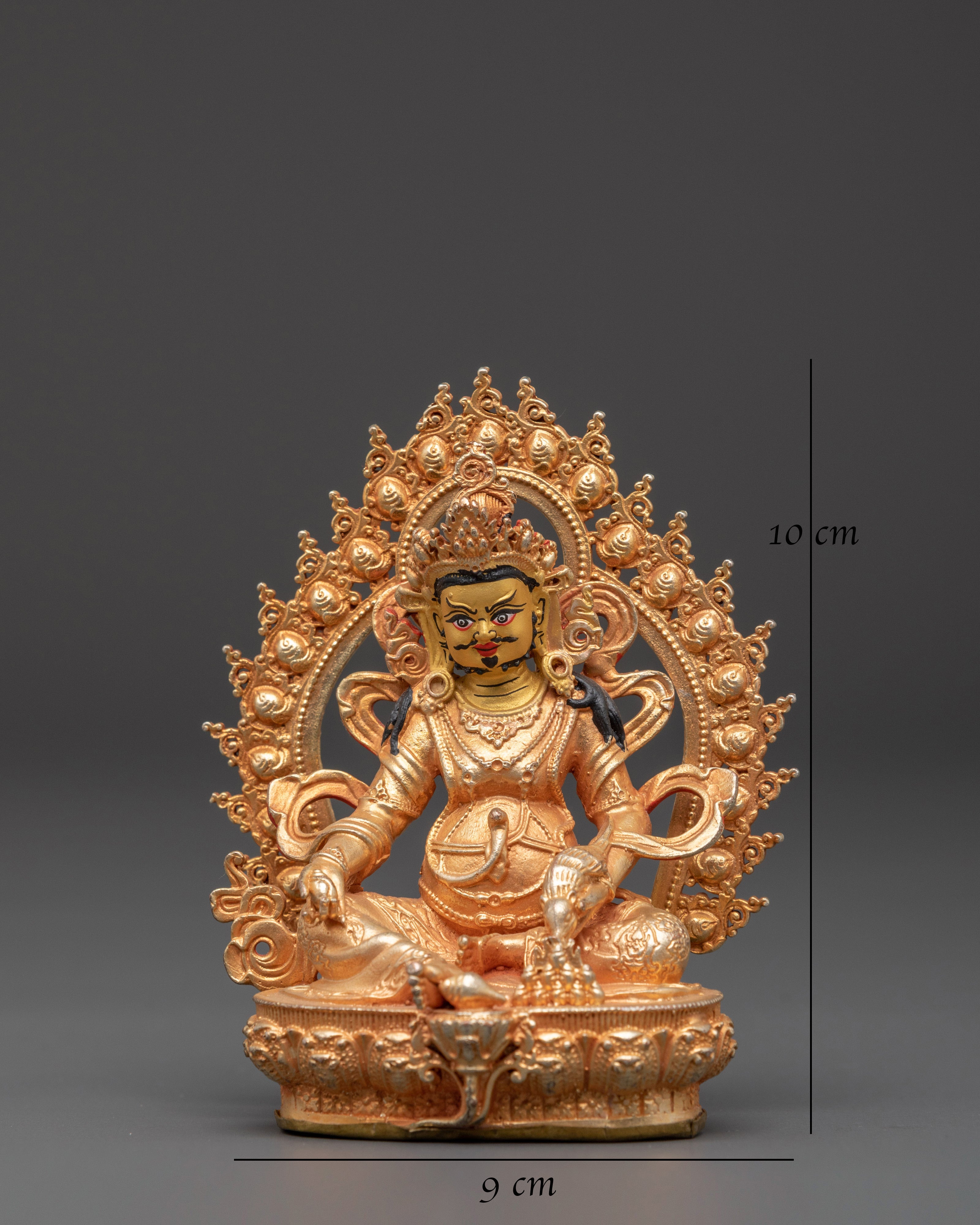The Symbol of Abundance Dzambhala | Tibetan Wealth Deity Statue