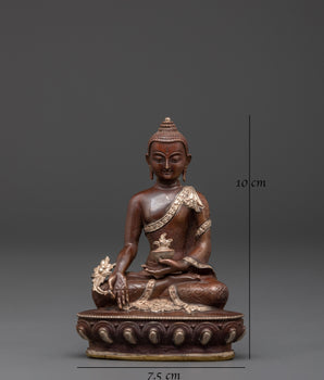 Sacred Sculpture of Medicine Buddha | Spiritual Home Altar Decor