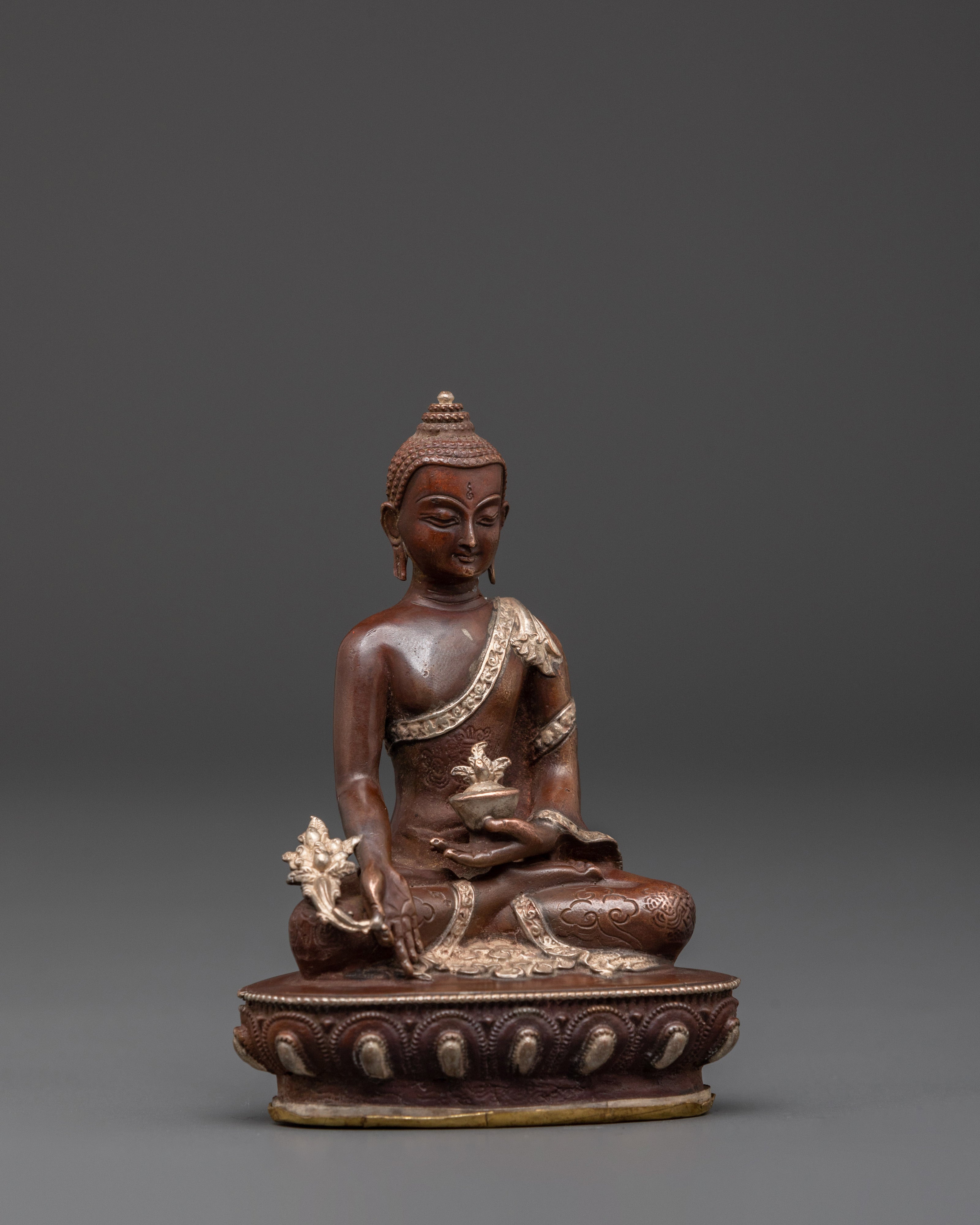 Sacred Sculpture of Medicine Buddha | Spiritual Home Altar Decor