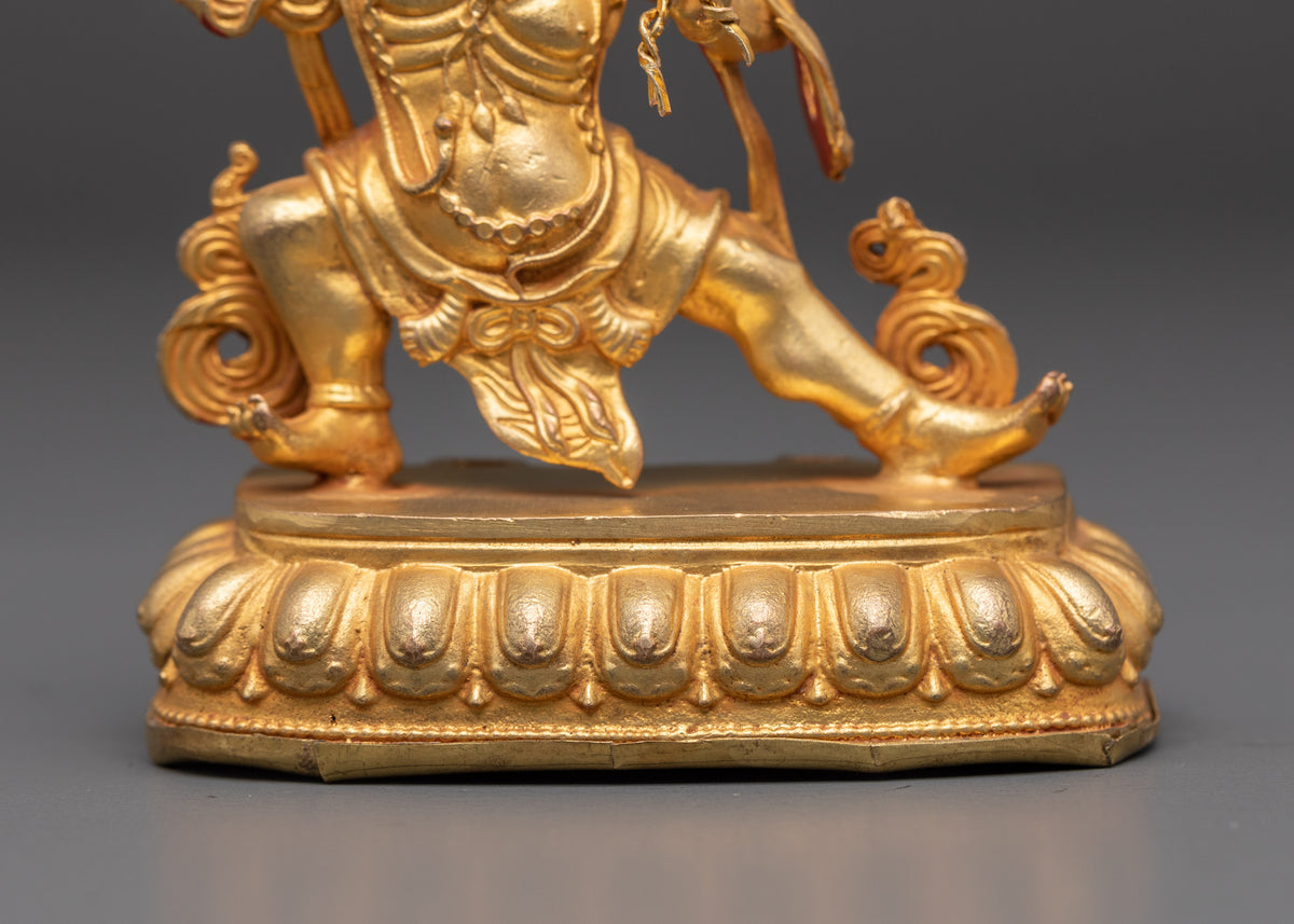 Vajrapani Bodhisattva Idol | Buddhist Protector Sculpture