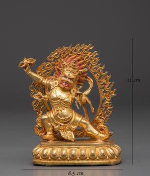 Vajrapani Bodhisattva Idol | Buddhist Protector Sculpture