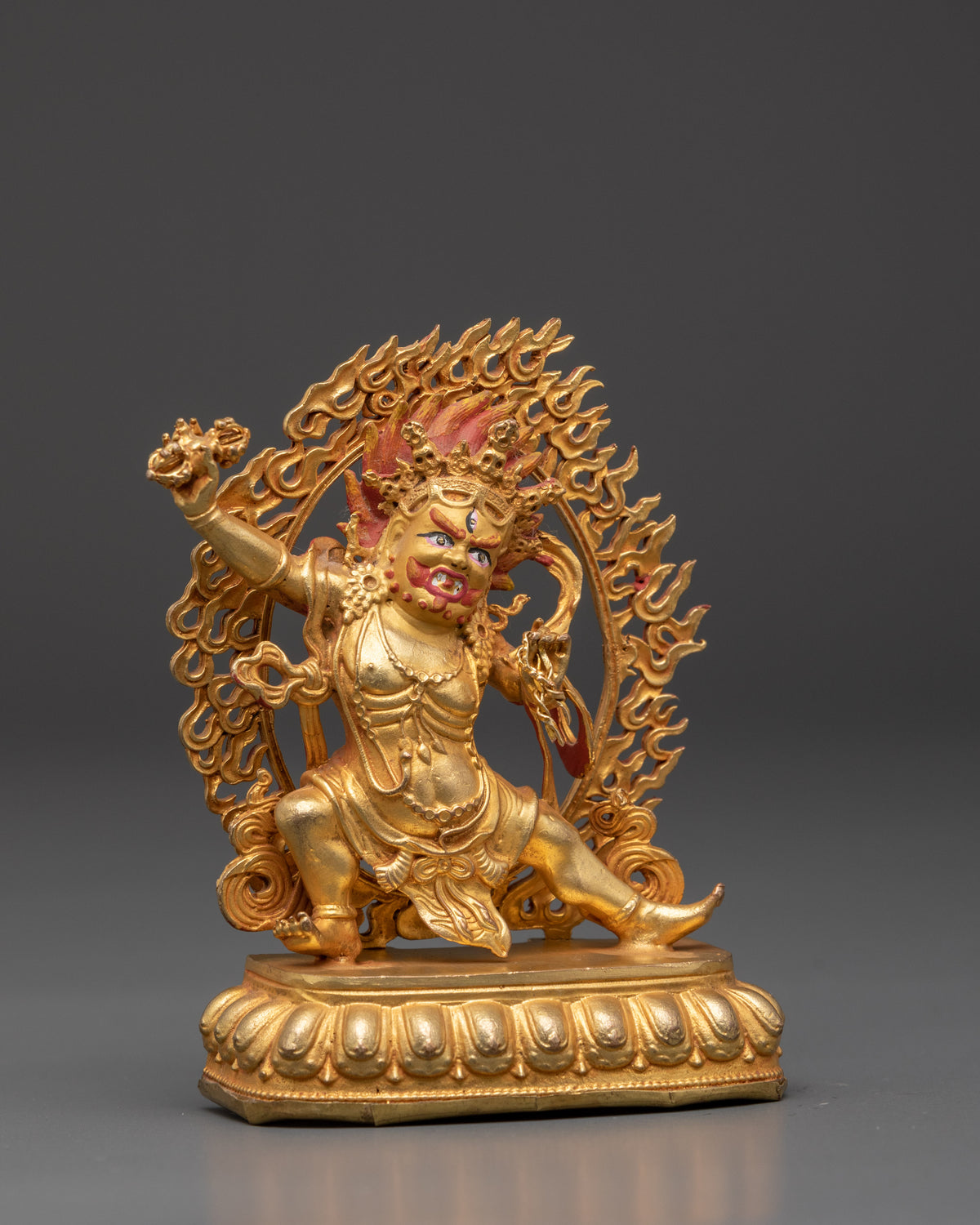 Vajrapani Bodhisattva Idol | Buddhist Protector Sculpture
