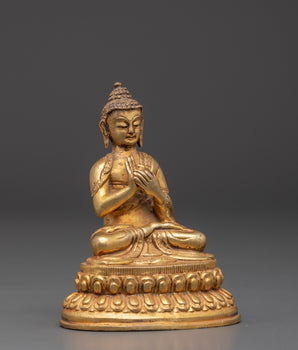 Sacred Vairochana Statue | Tibetan Buddhist Enlightenment Deity
