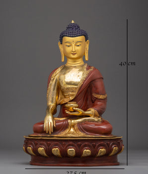 Historical Buddha Figurine of Shakyamuni Buddha | Enlightened One