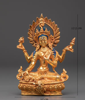 The Goddess of Fortune Laxmi Sculpture | Hindu Goddess of Wealth and Prosperity