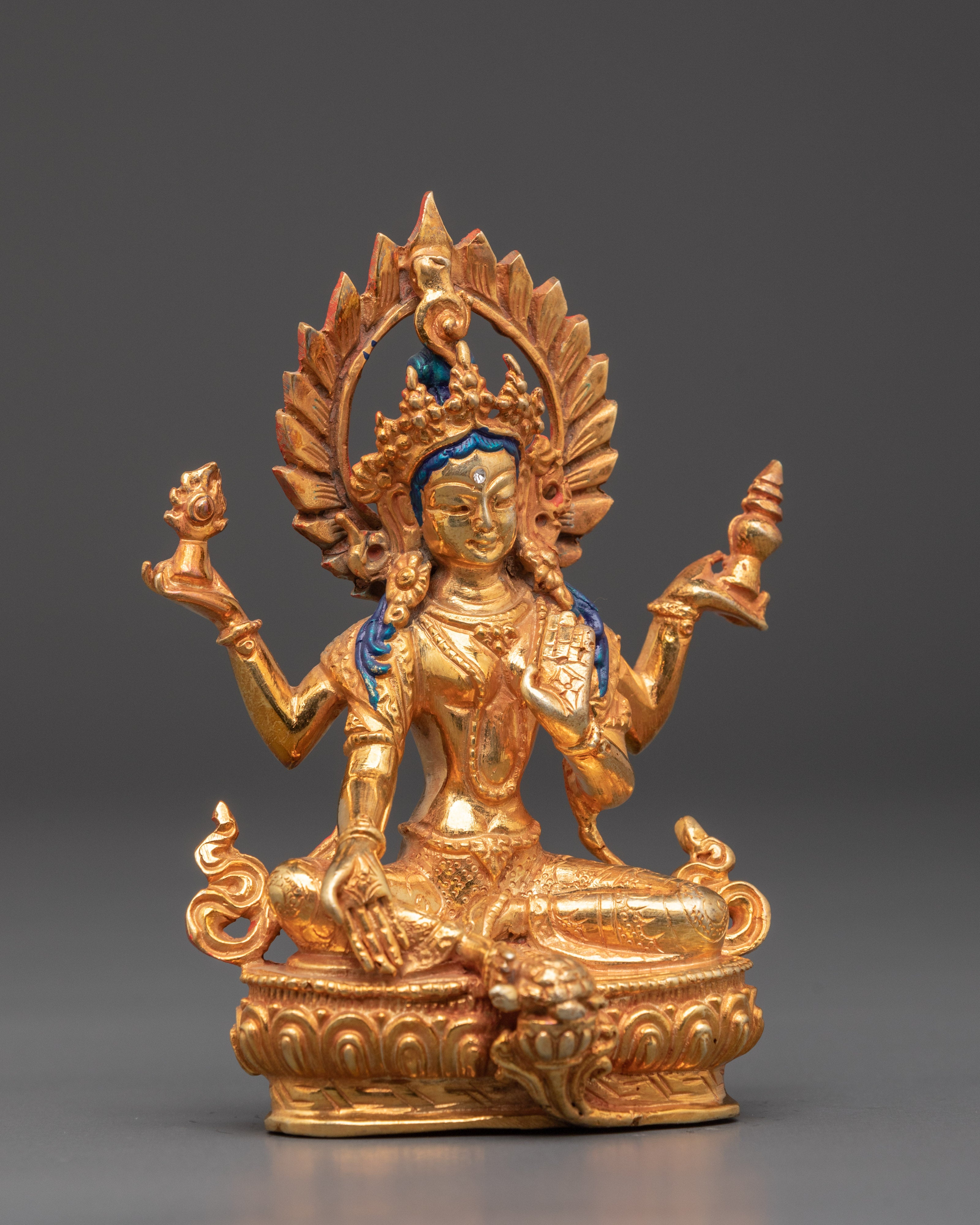 The Goddess of Fortune Laxmi Sculpture | Hindu Goddess of Wealth and Prosperity