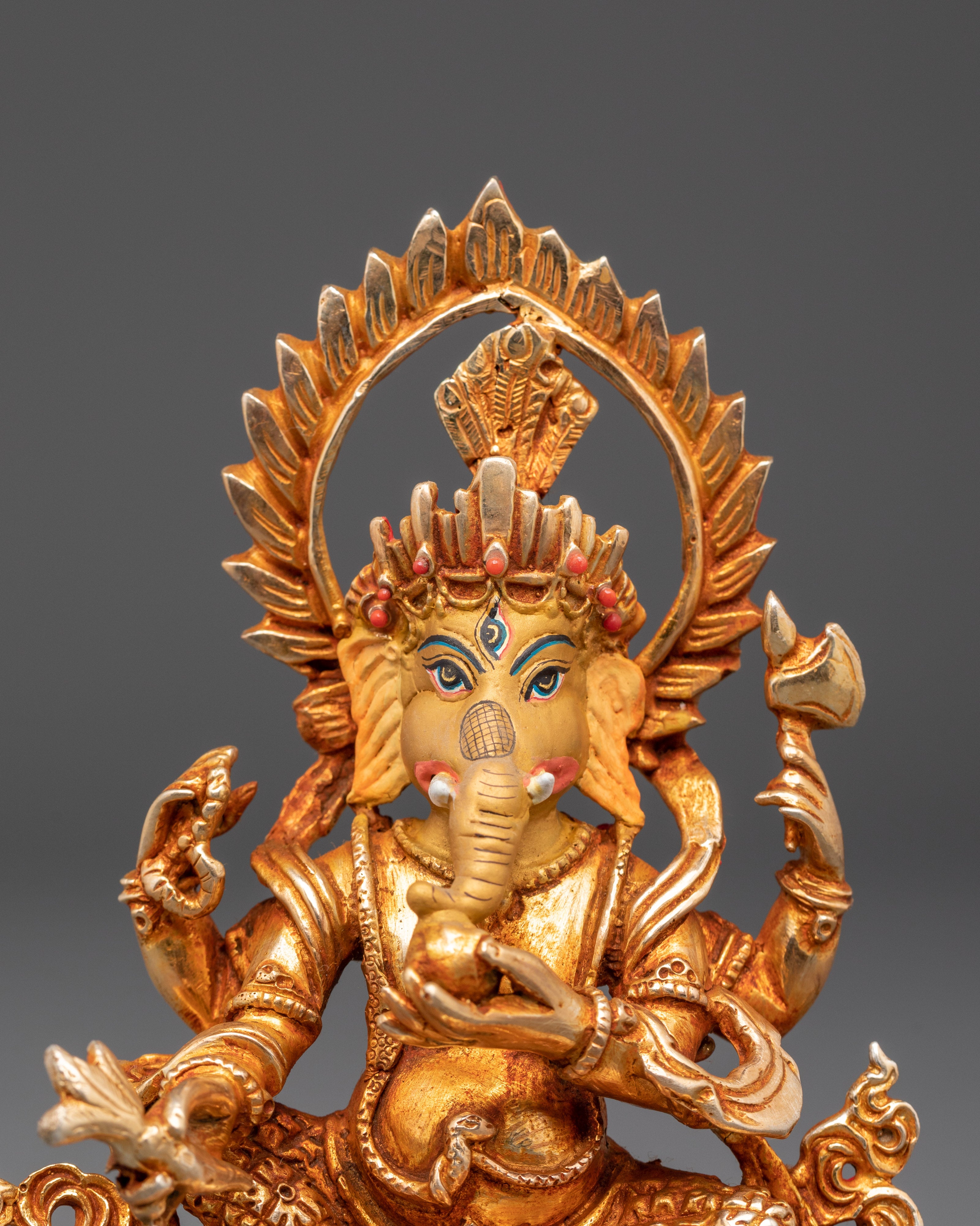 Handmade Sculpture of Ganesh | Idol for Prosperity, Wisdom & Spiritual Blessings