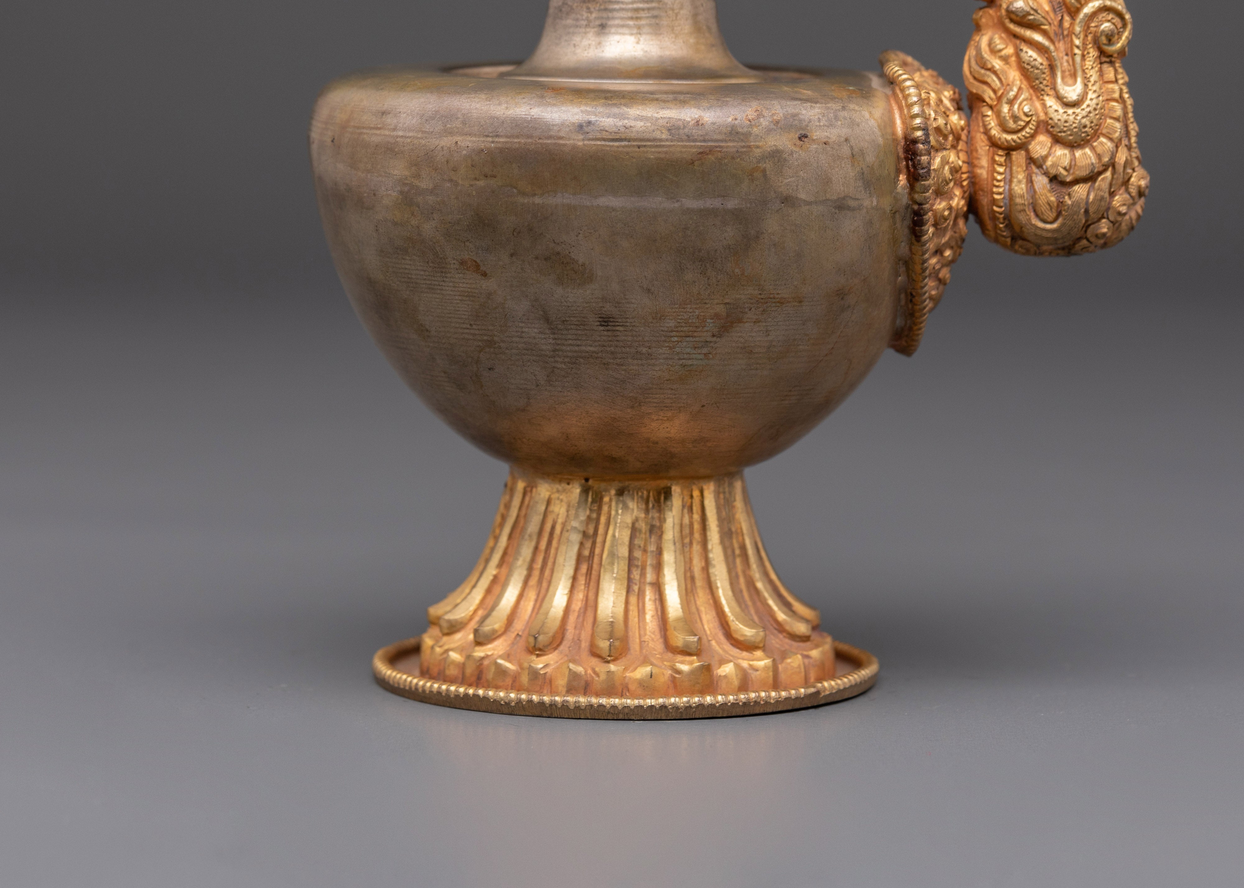 Handcrafted Bhumba for Buddhist Rituals | Tibetan Ritual Vessel for Puja