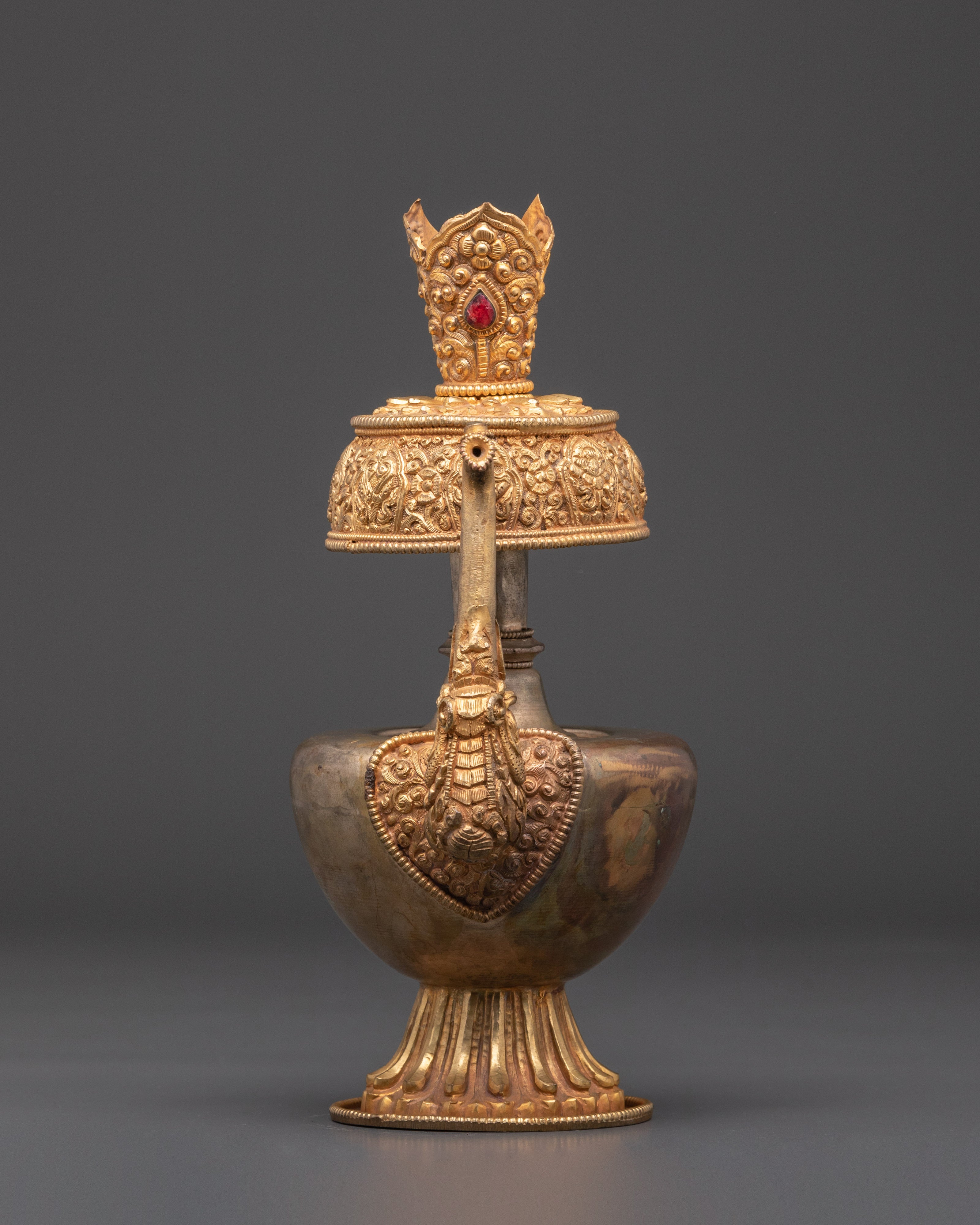 Handcrafted Bhumba for Buddhist Rituals | Tibetan Ritual Vessel for Puja