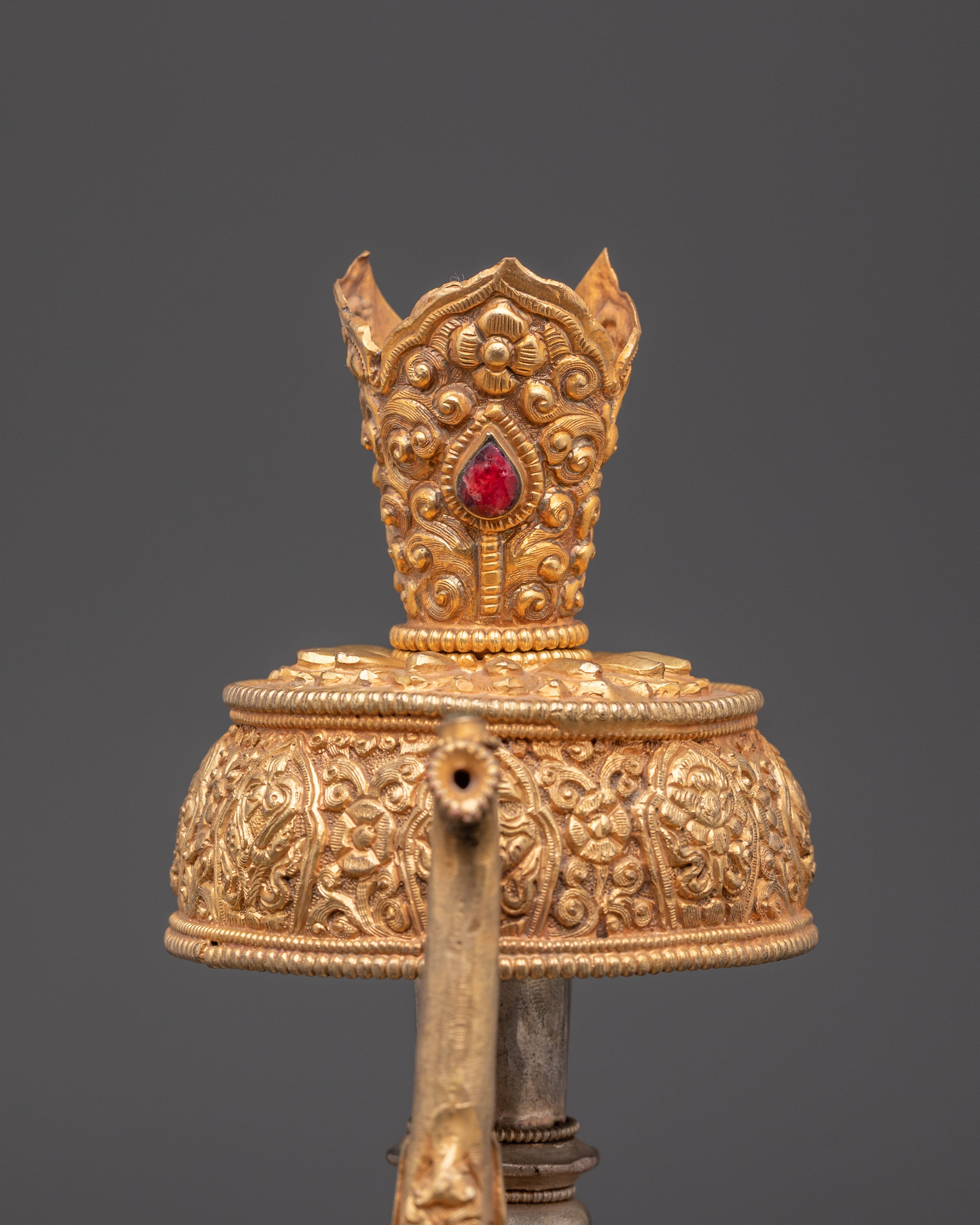Handcrafted Bhumba for Buddhist Rituals | Tibetan Ritual Vessel for Puja