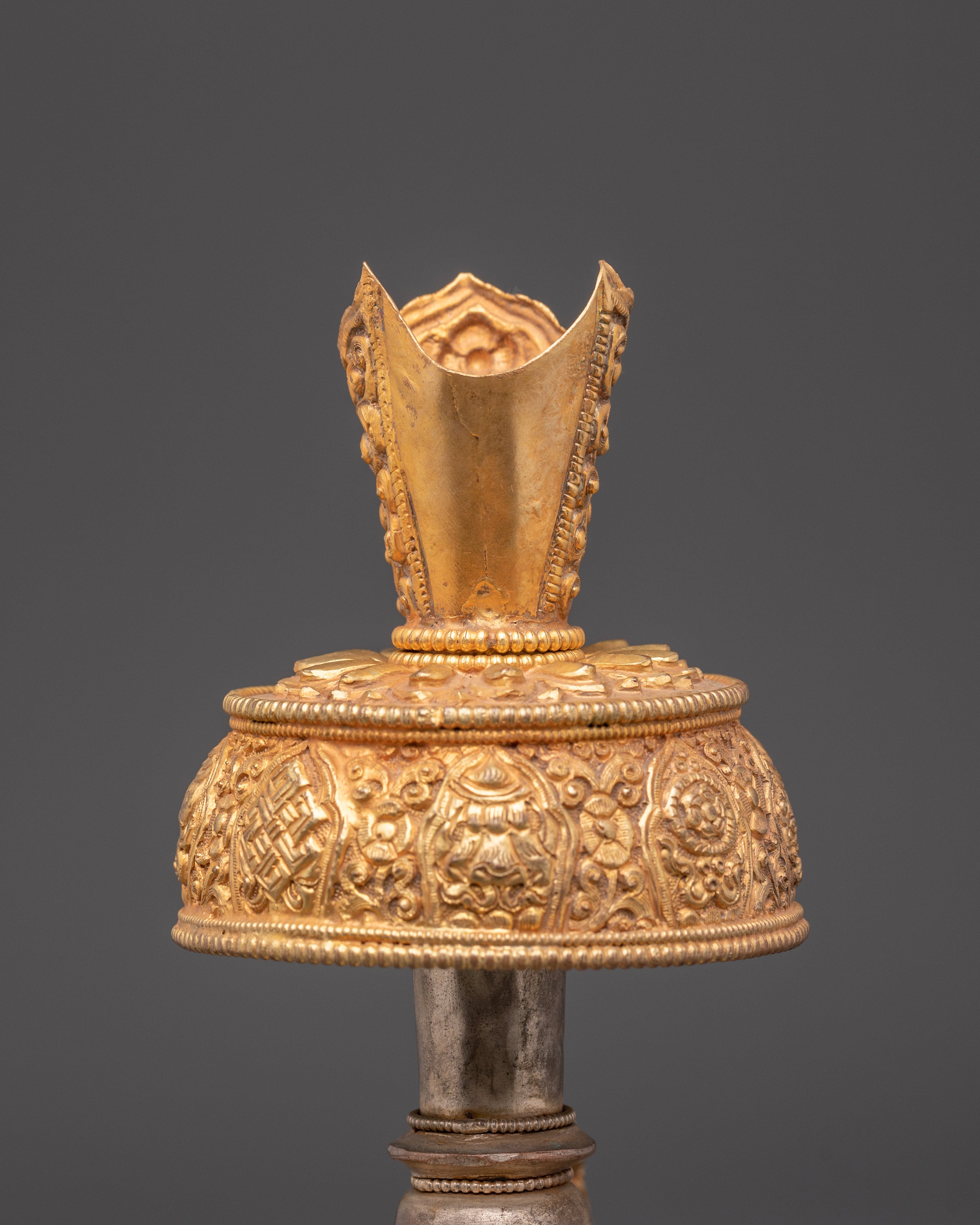 Handcrafted Bhumba for Buddhist Rituals | Tibetan Ritual Vessel for Puja