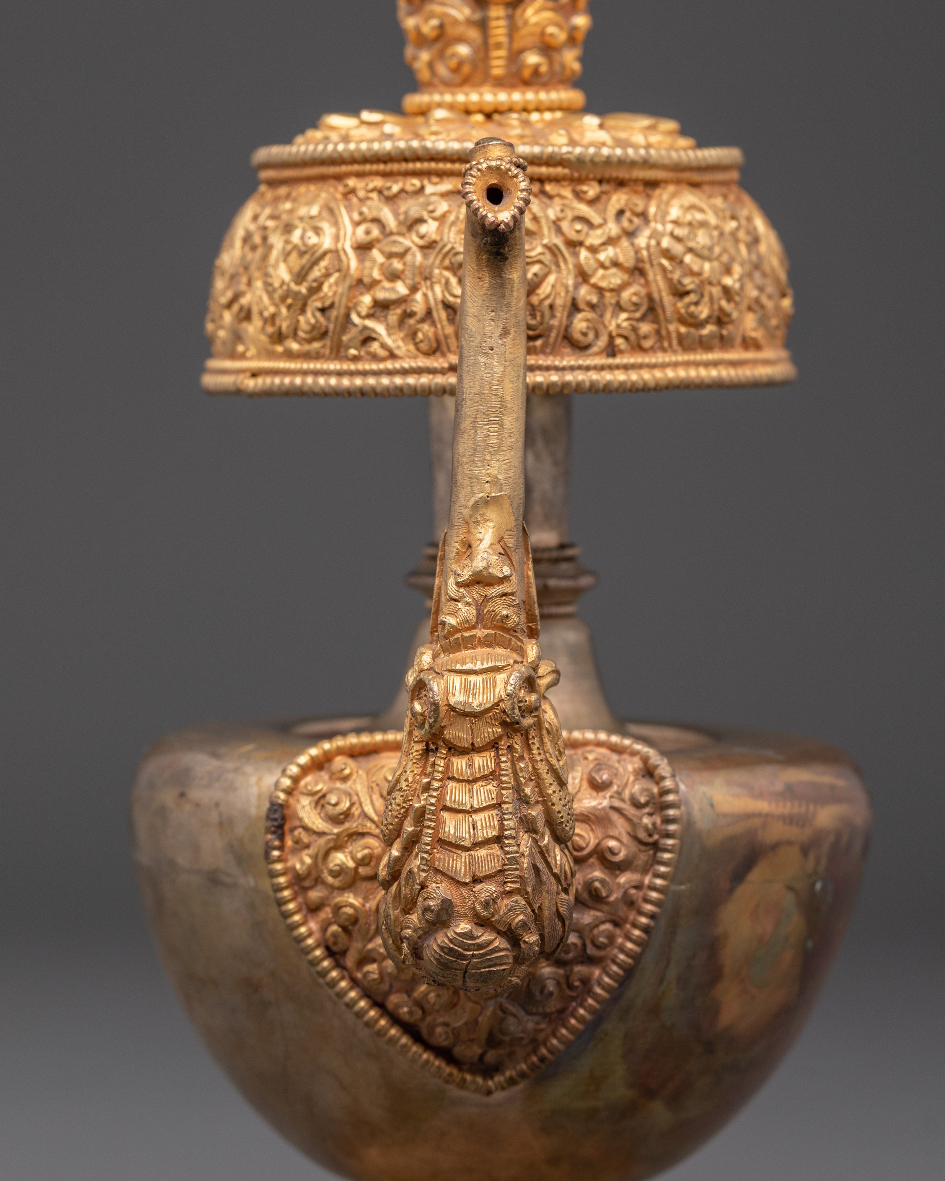 Handcrafted Bhumba for Buddhist Rituals | Tibetan Ritual Vessel for Puja