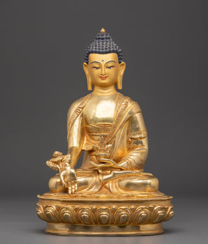 Holistic Healer Medicine Buddha | Buddha Sculpture for Healing & Spiritual Balance