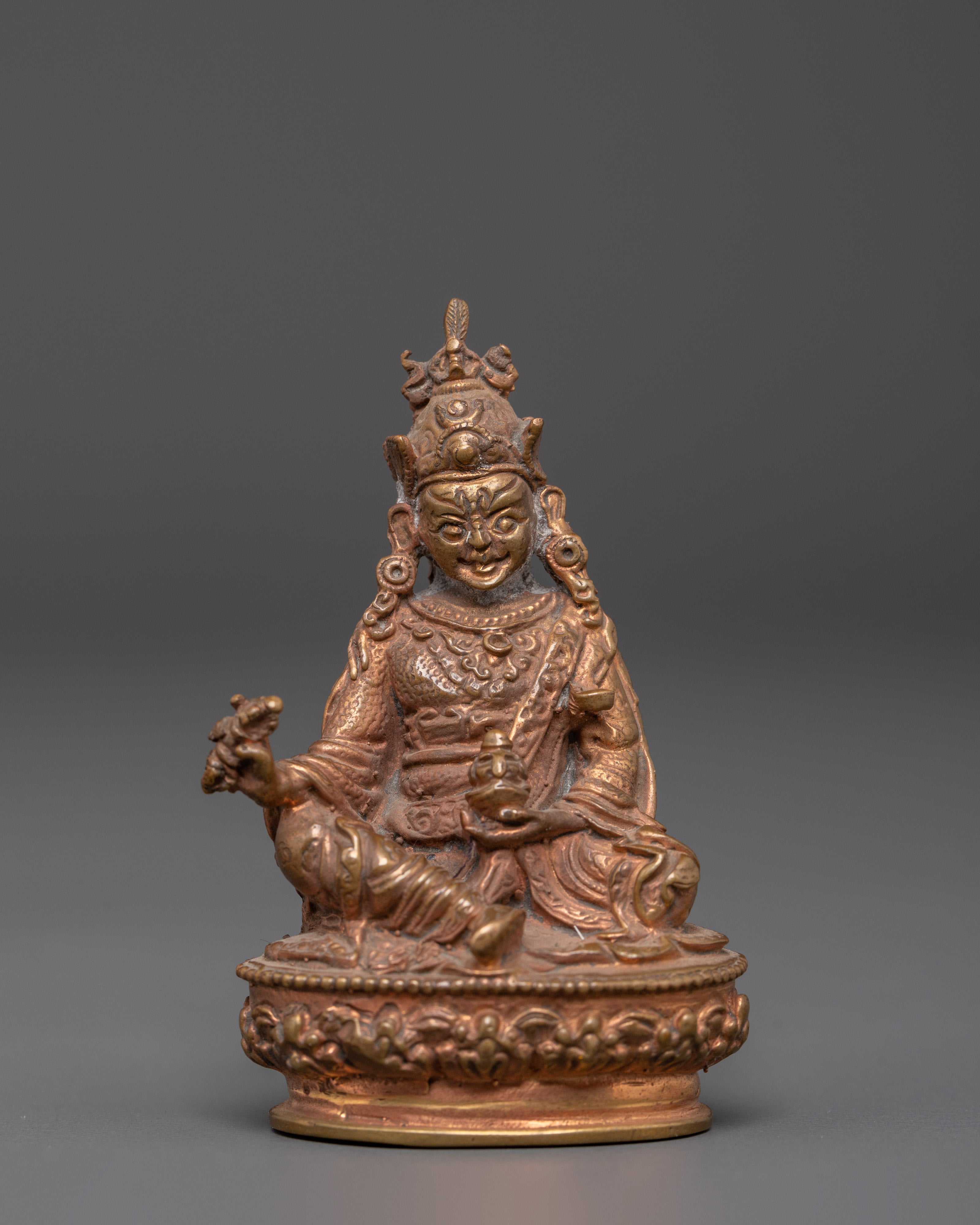Tibetan Treasure Box with Buddha Statue | Handcrafted Spiritual Gift