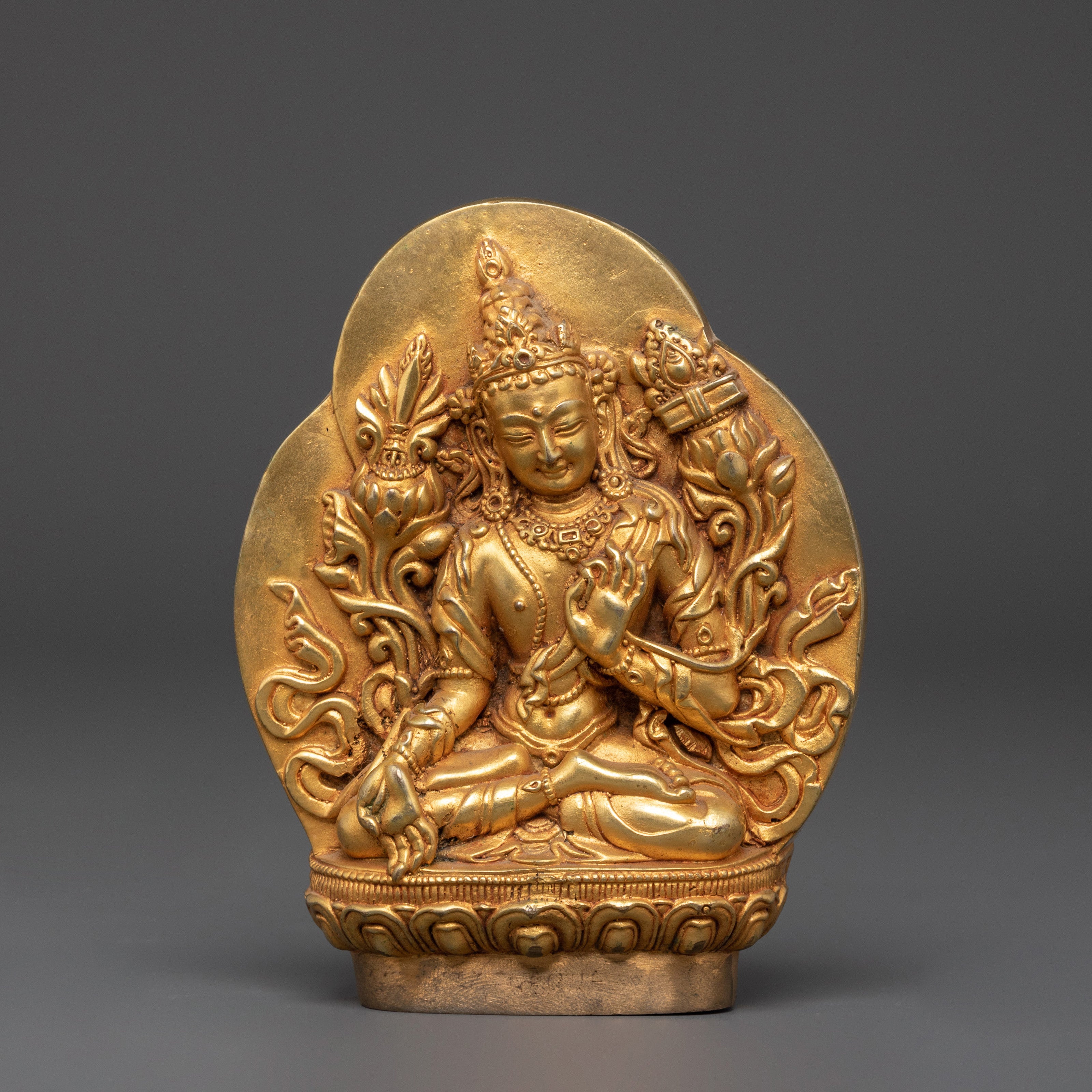 Wisdom Deity Manjushri Figurine | Buddhist Statue for Enlightenment