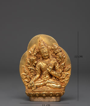 Wisdom Deity Manjushri Figurine | Buddhist Statue for Enlightenment