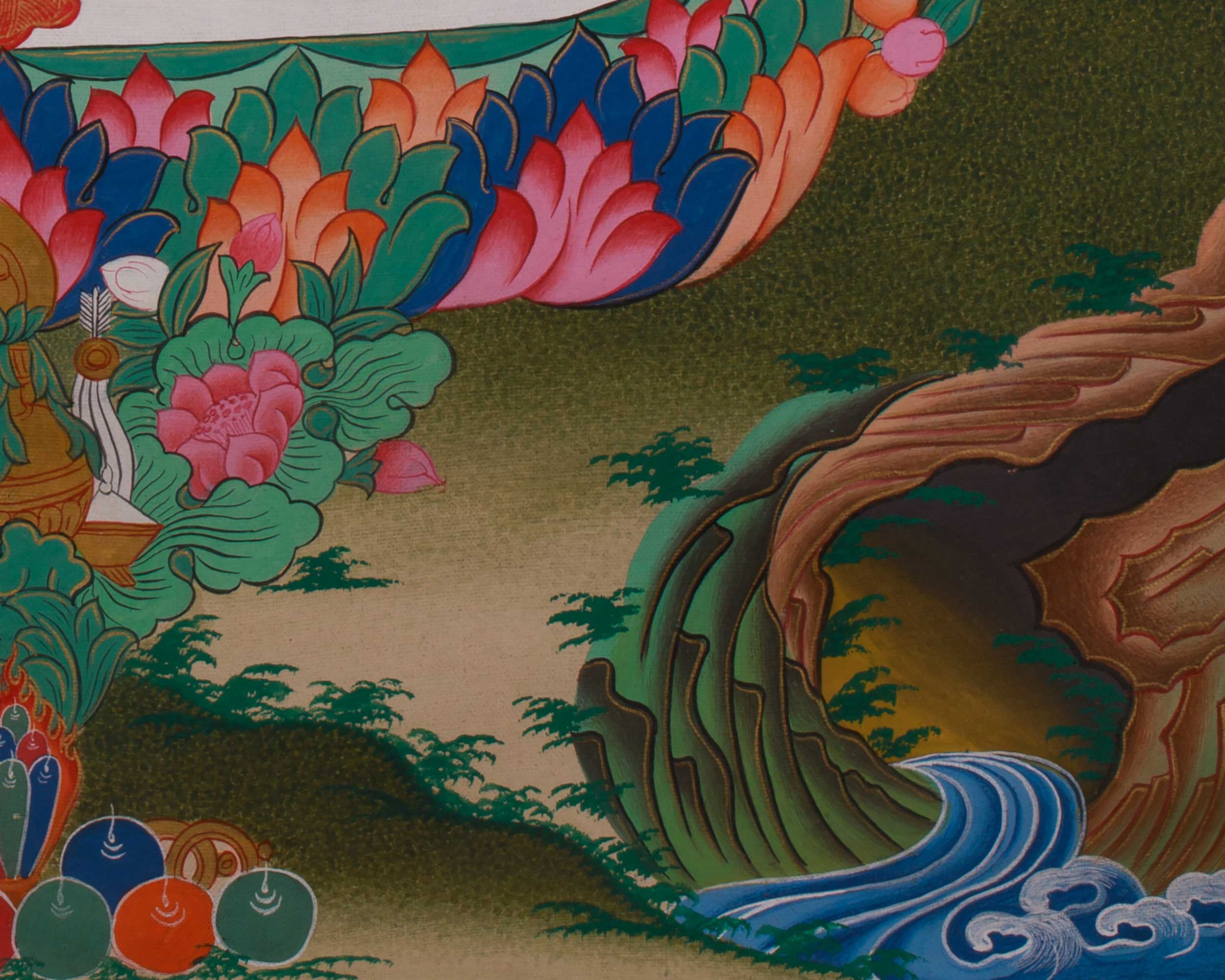 Traditional Thangka of Namgyalma | Buddhist Deity of Longevity