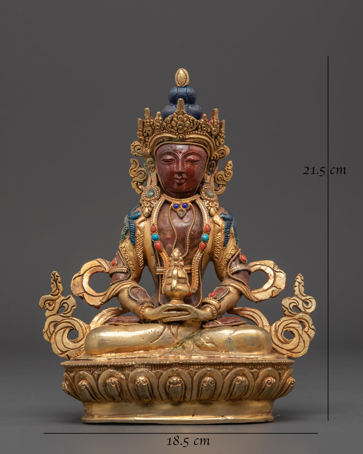 Tibetan Handcrafted Amitayus Statue | Symbol of Vitality and Longevity