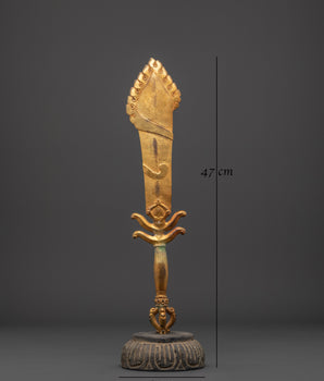 Tibetan Wisdom Sword | Buddhist Ritual Symbol