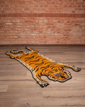 Tiger Rug for Home Decor | Tibetan Wool Rug