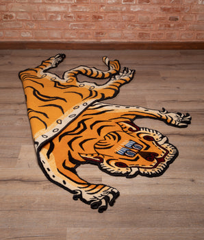 Tiger Print Rug for Home Decor 