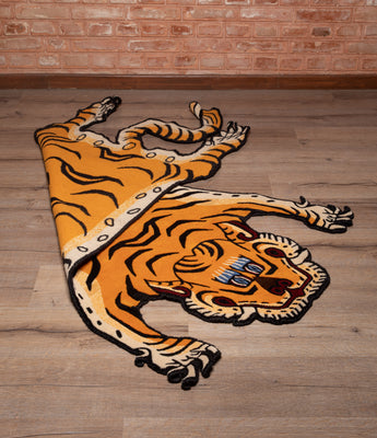 Tiger Print Rug for Home Decor 
