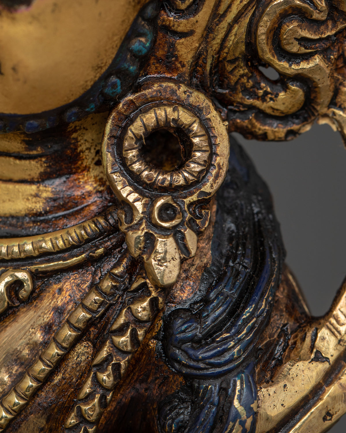 Golden Wealth Deity Dzambhala Statue | The Lord of Abundance