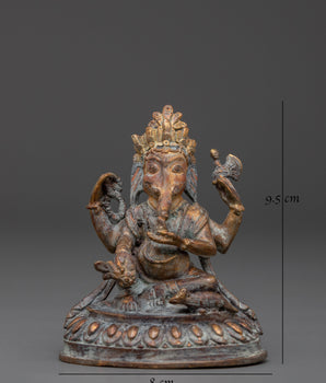 Elephant Headed Deity Ganesha Statue | Spiritual Hindu Art