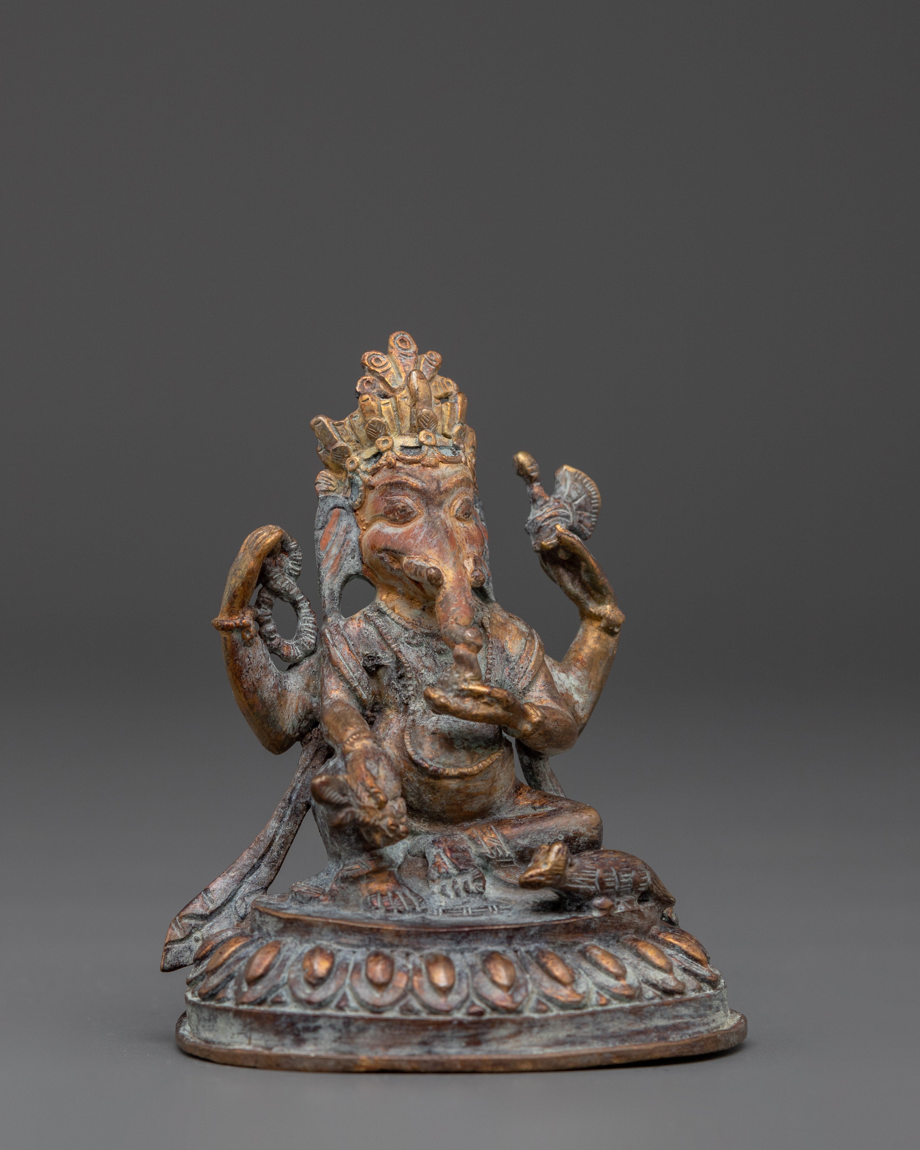 Elephant Headed Deity Ganesha Statue | Spiritual Hindu Art