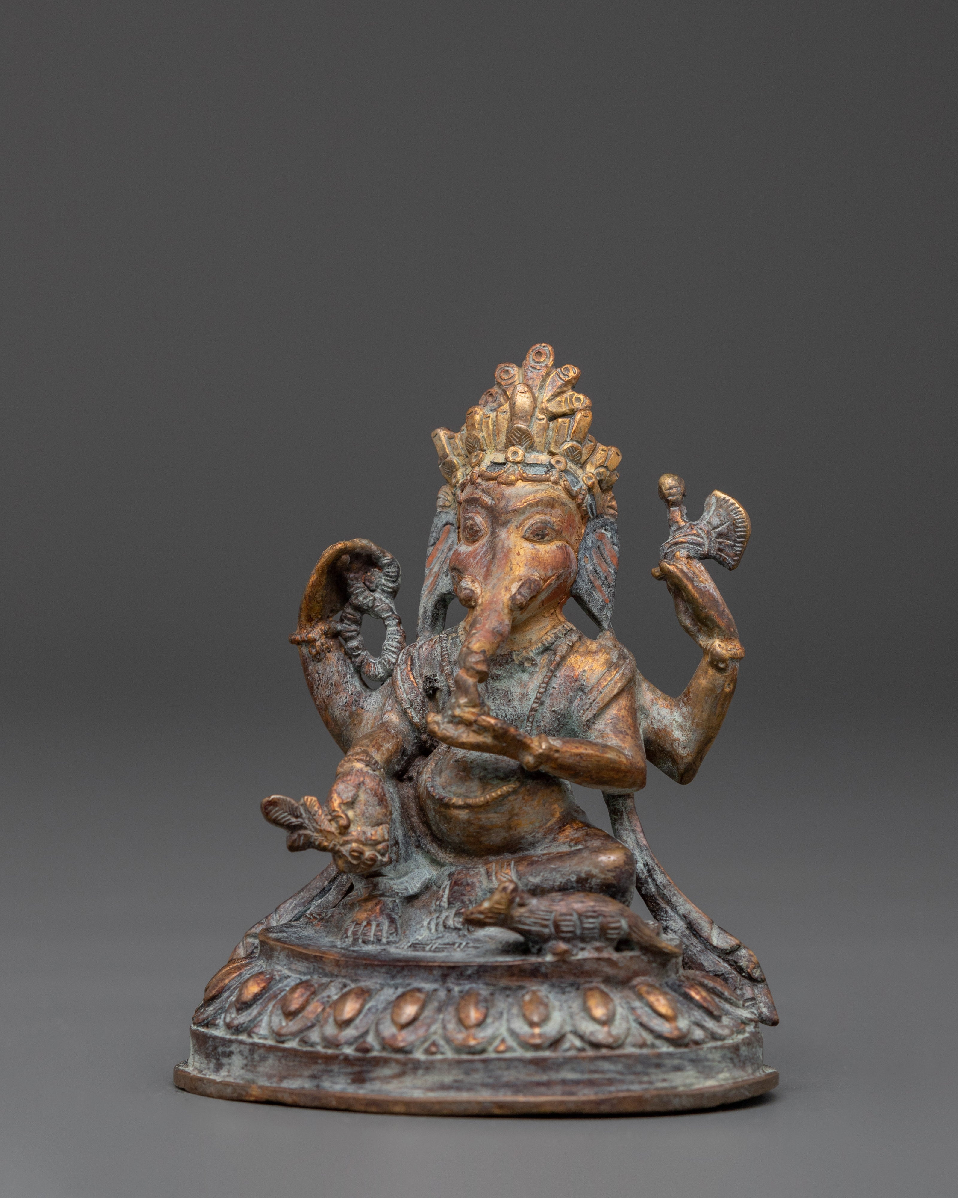 Elephant Headed Deity Ganesha Statue | Spiritual Hindu Art