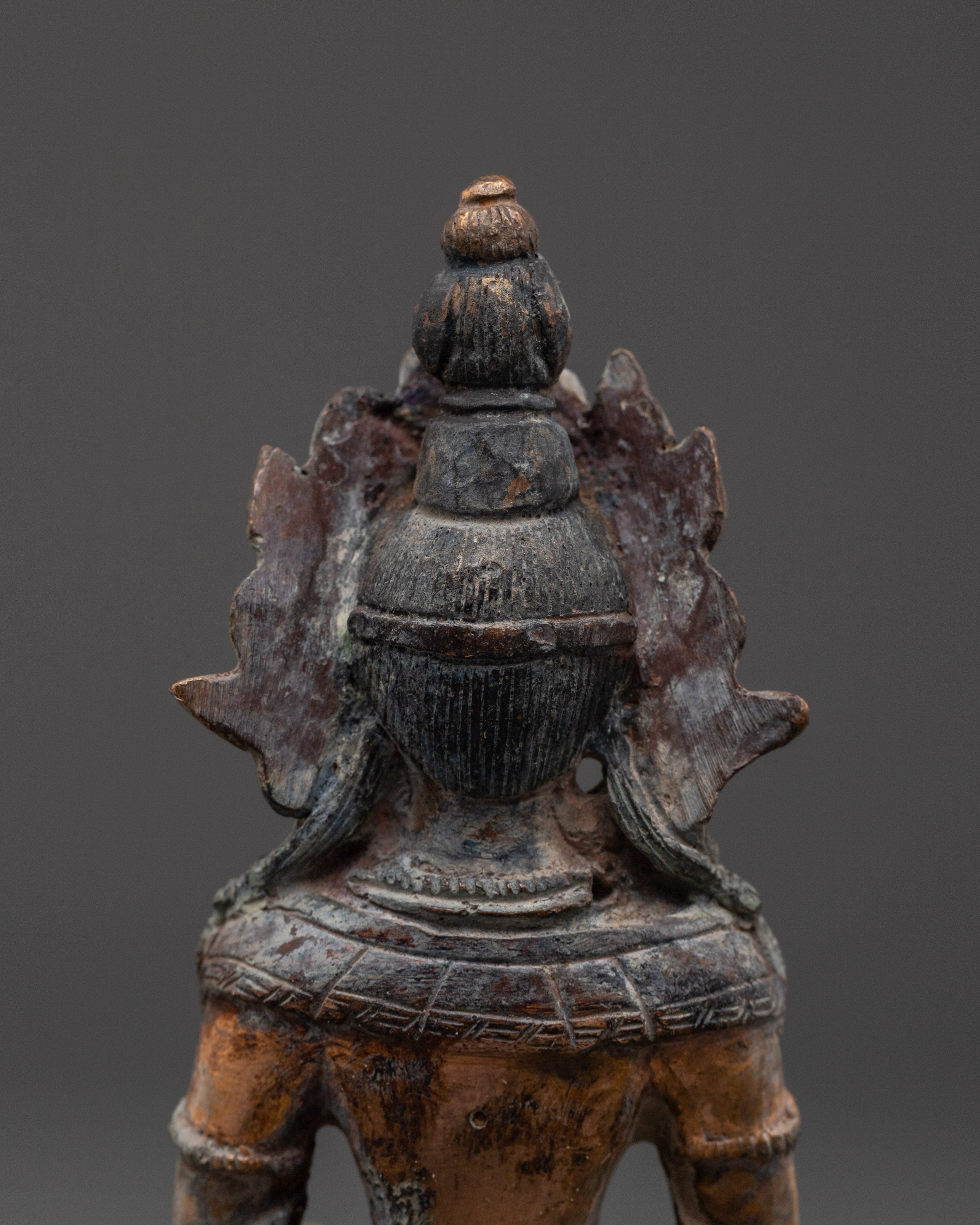 Traditional Tibetan Sculpture of Amitayus Buddha | Sacred Spiritual Artwork