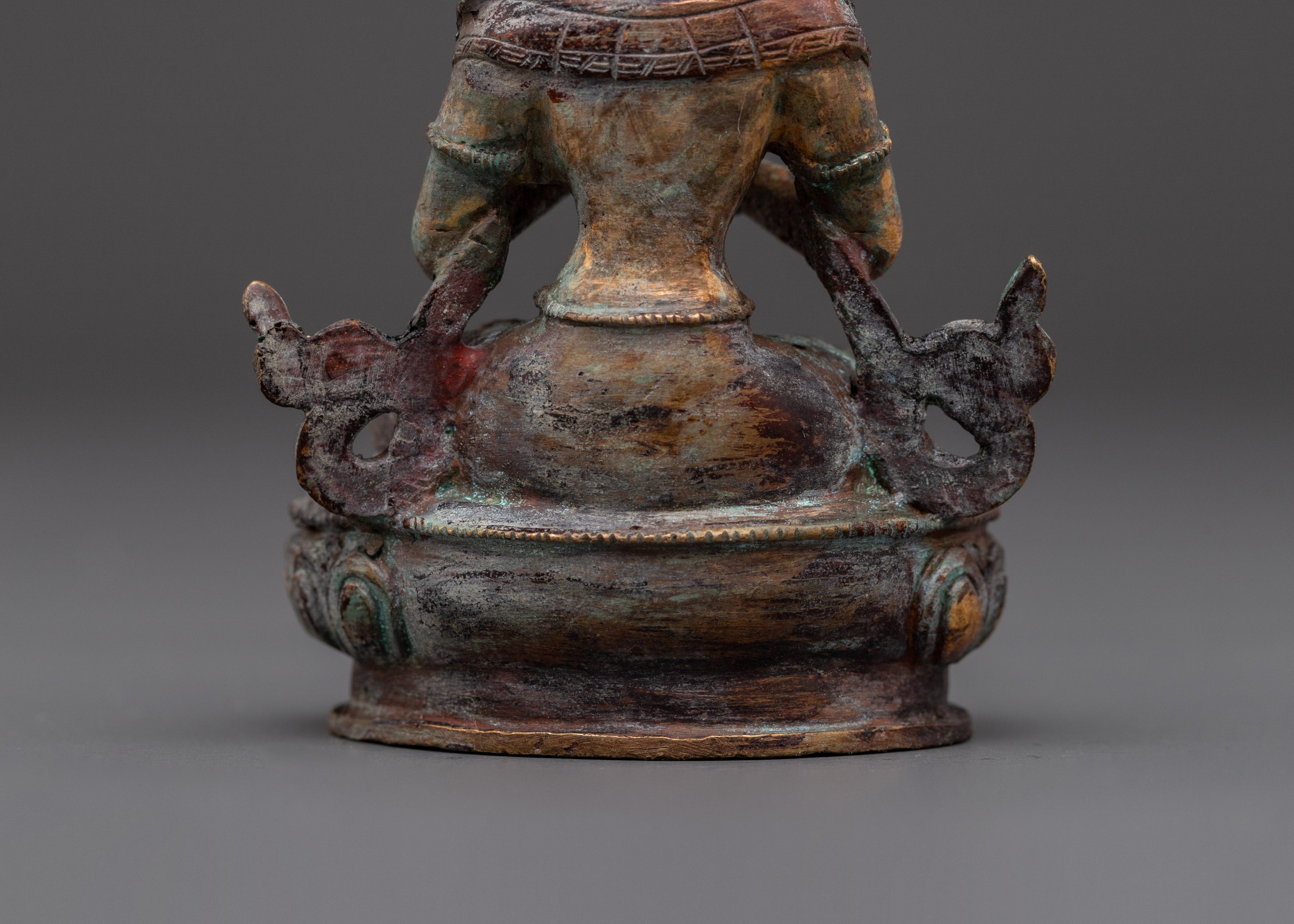 Copper Vajradhara Tantra Buddha Statue | Tibetan Buddhist Art for Meditation
