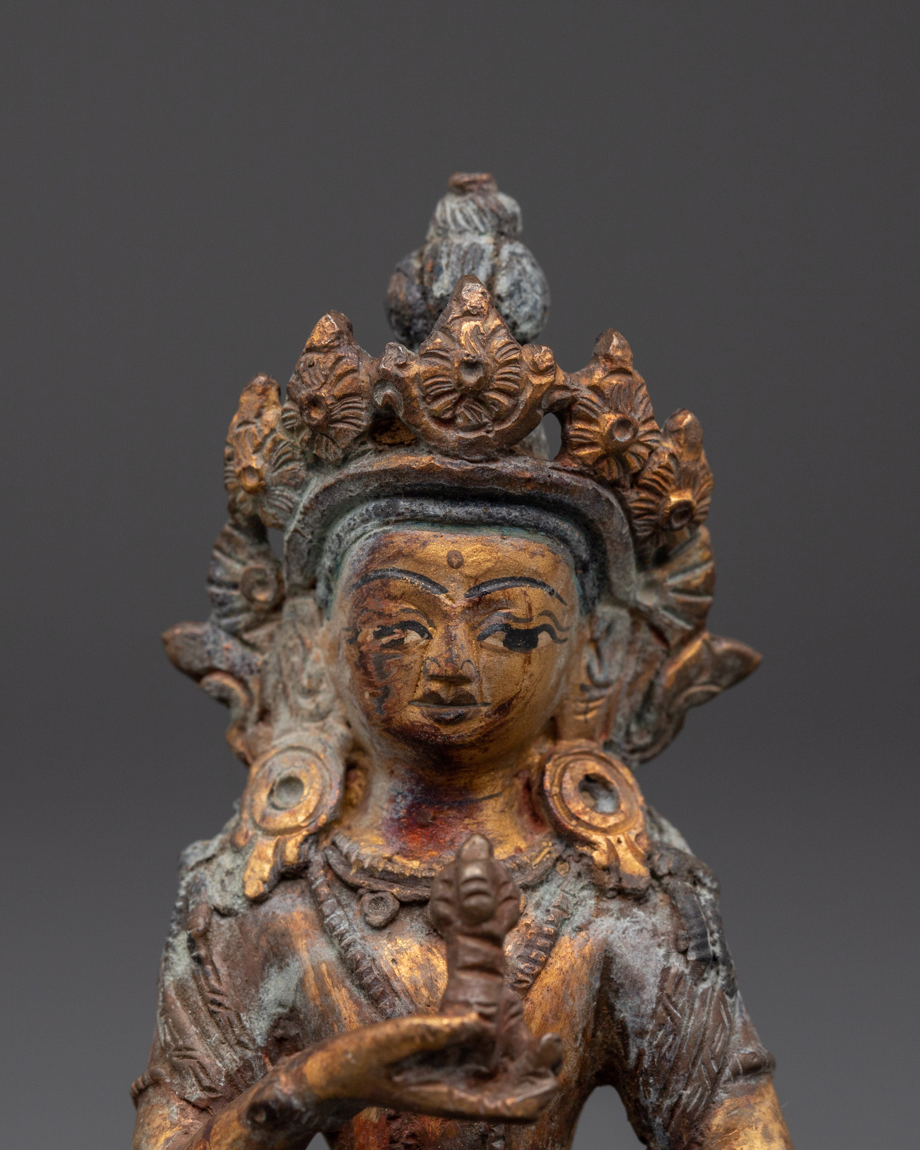 Spiritual Supreme Purifier Vajrasattva Statue | Handcrafted Tibetan Buddha Figurine