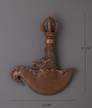 Traditional Kartila knife | Handcrafted Oxidized Copper Masterpiece