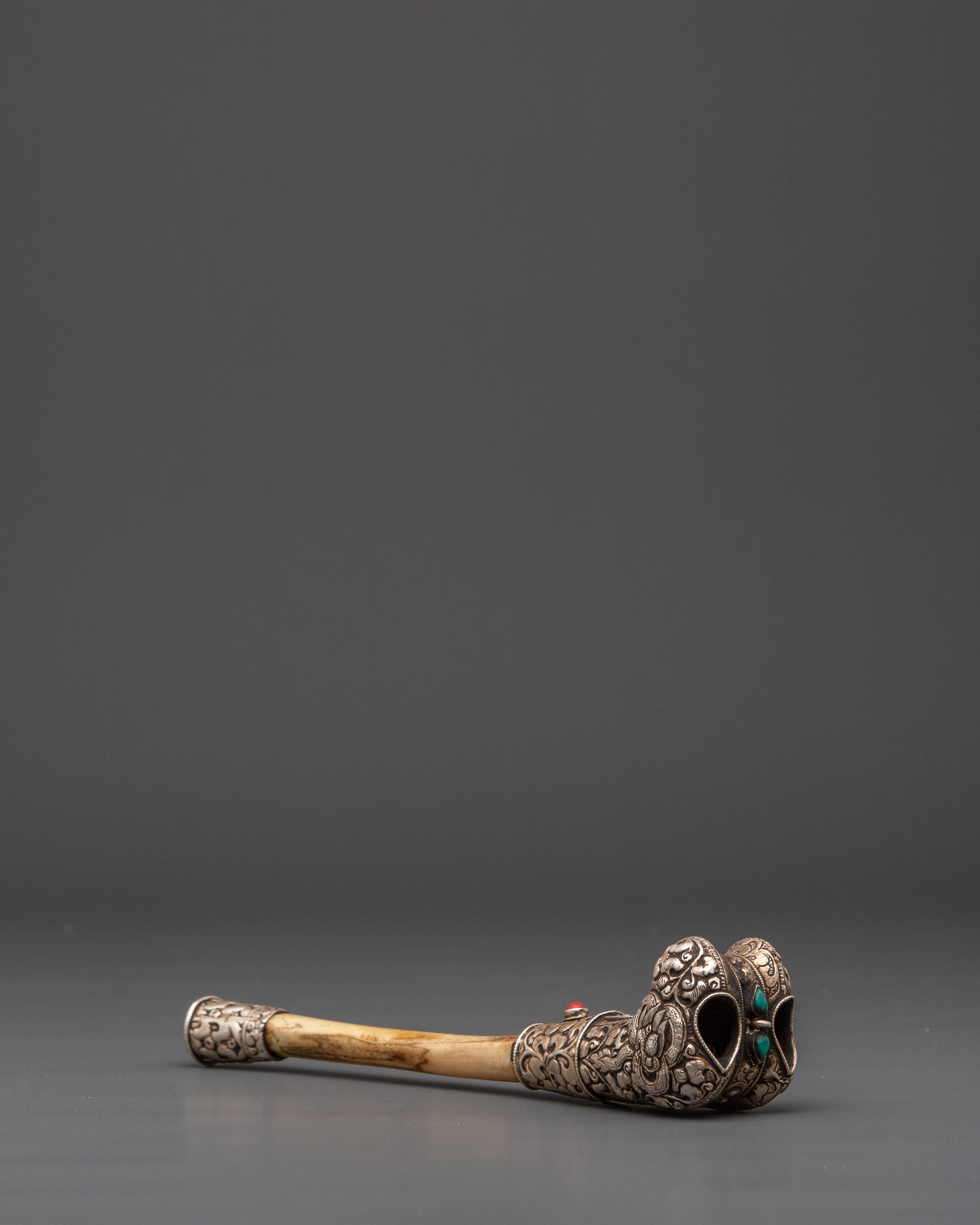 Handcrafted Traditional Tibetan Kangling | Sacred Buddhist Ritual Tool