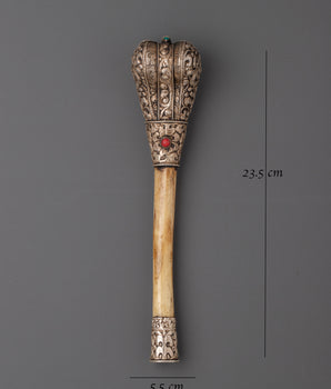 Handcrafted Traditional Tibetan Kangling | Sacred Buddhist Ritual Tool