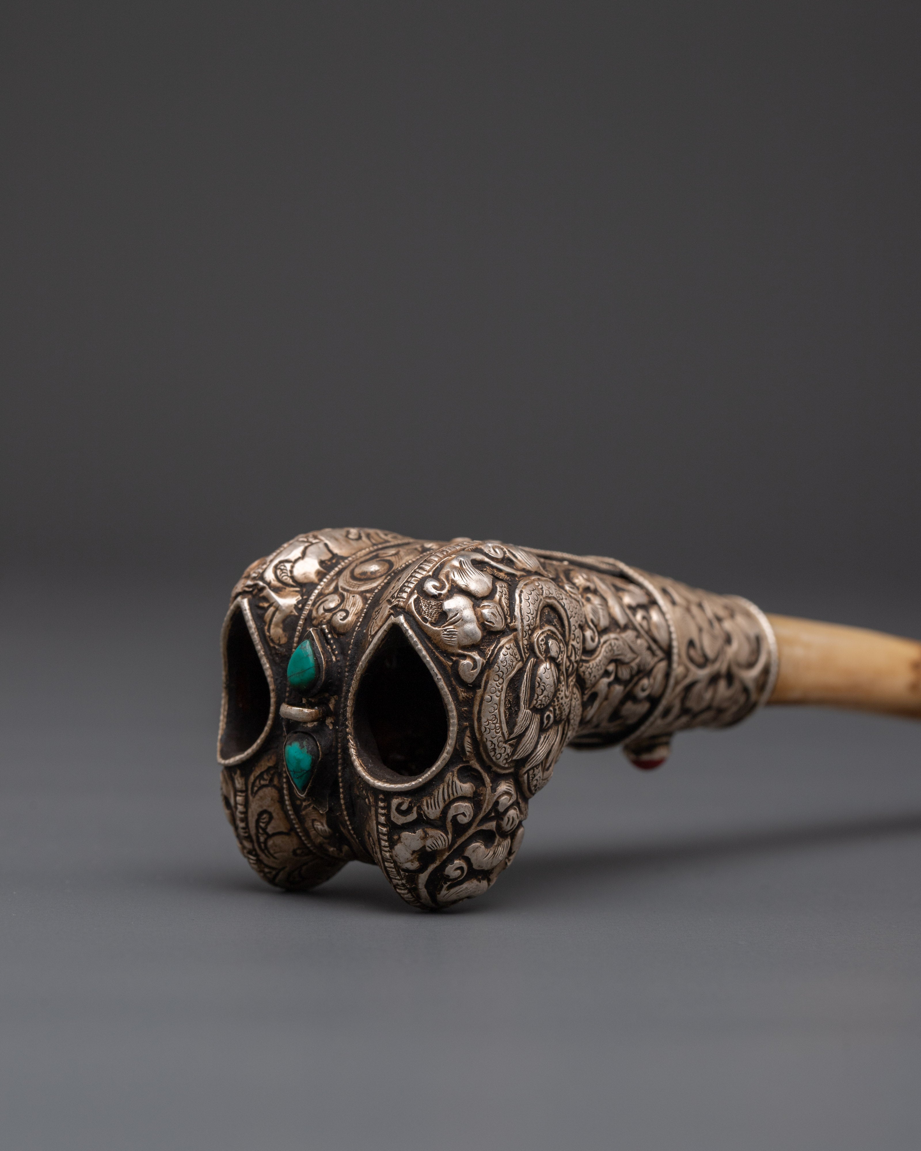 Handcrafted Traditional Tibetan Kangling | Sacred Buddhist Ritual Tool