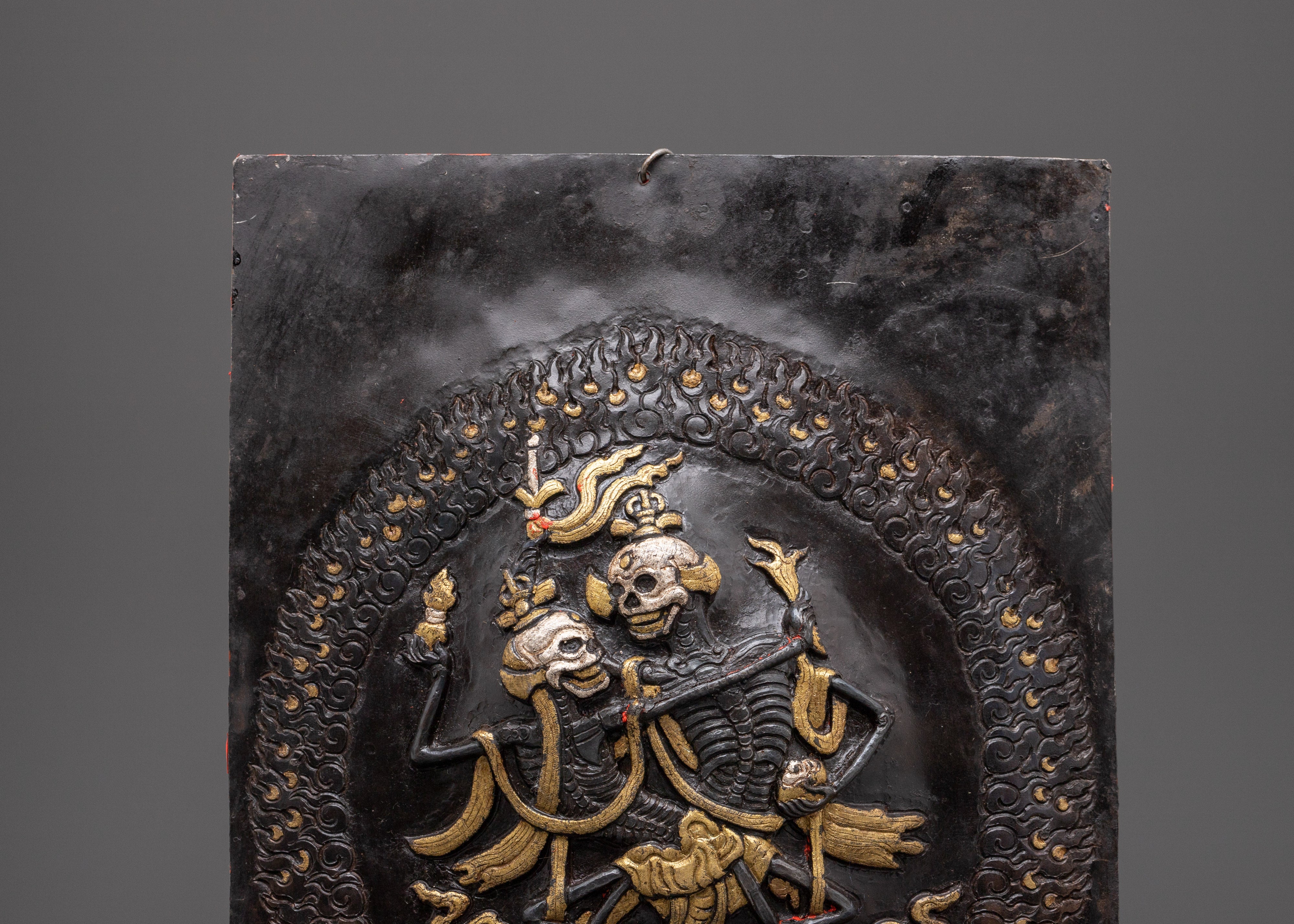 Tibetan Chitipati Wall Hanging | A Sacred Protector Deity for Your Home