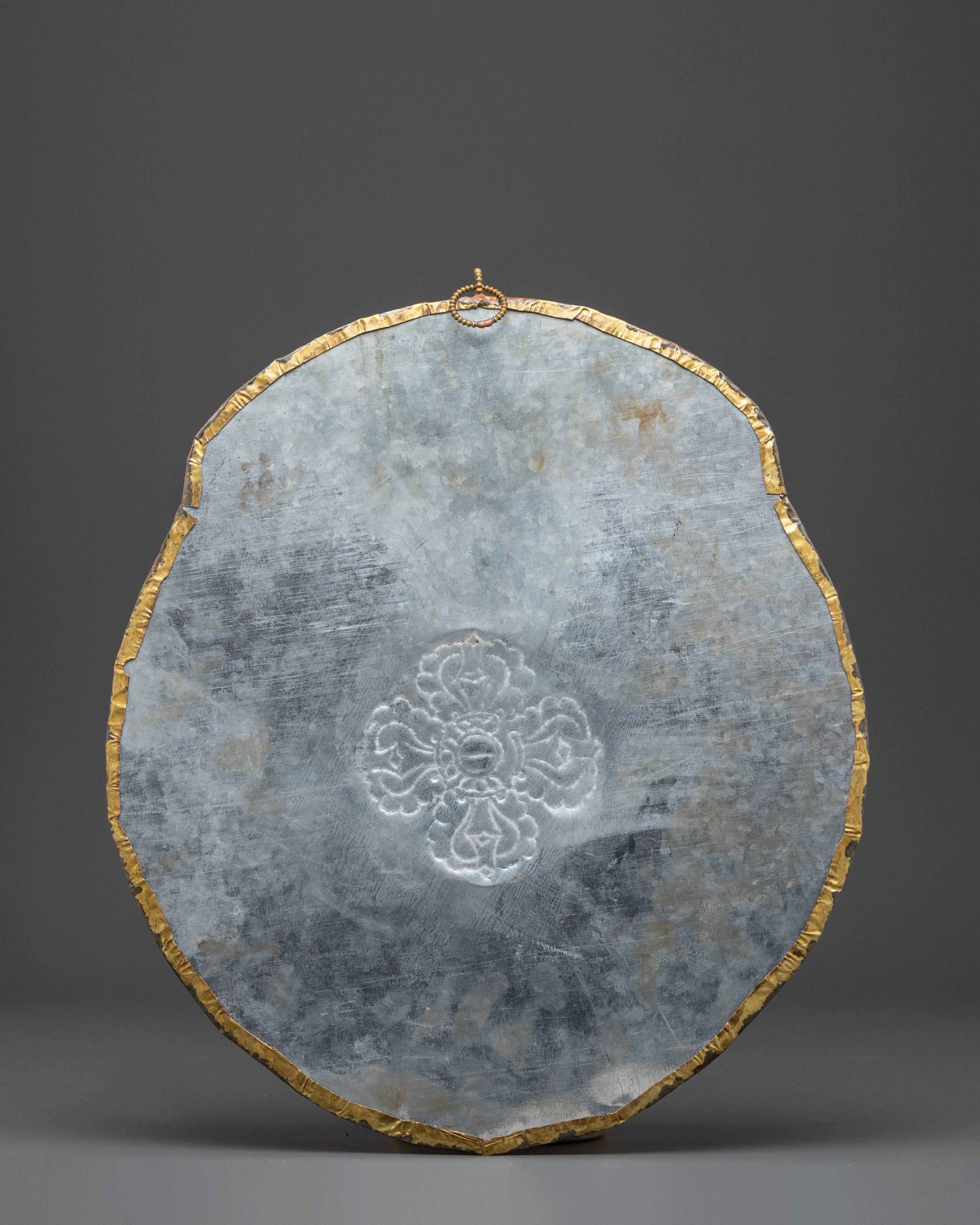 Tibetan Brass Vajra Wall Hanging | A Stunning Symbol of Tibetan Buddhism